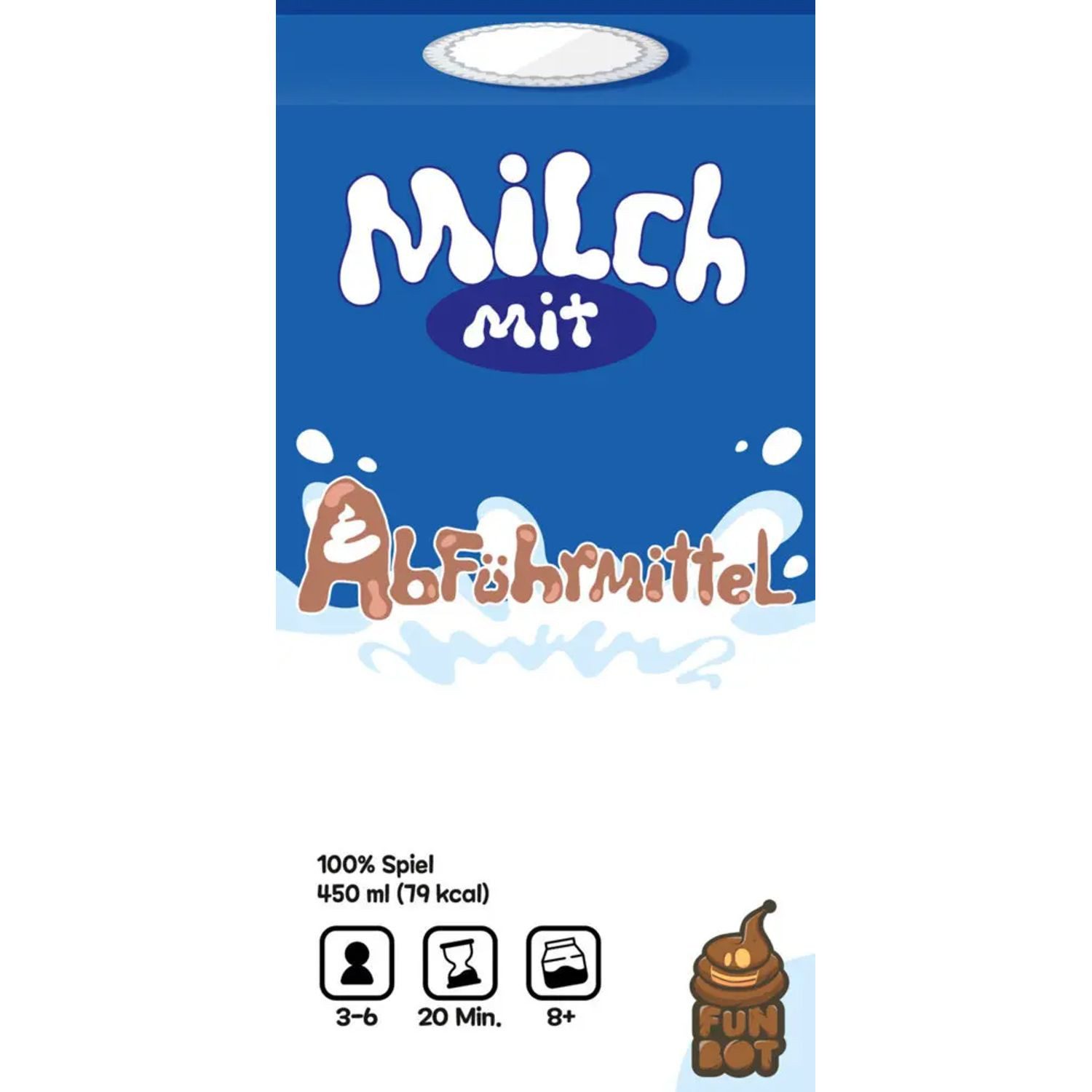 Funbot Spiel Milch mit Abführmittel