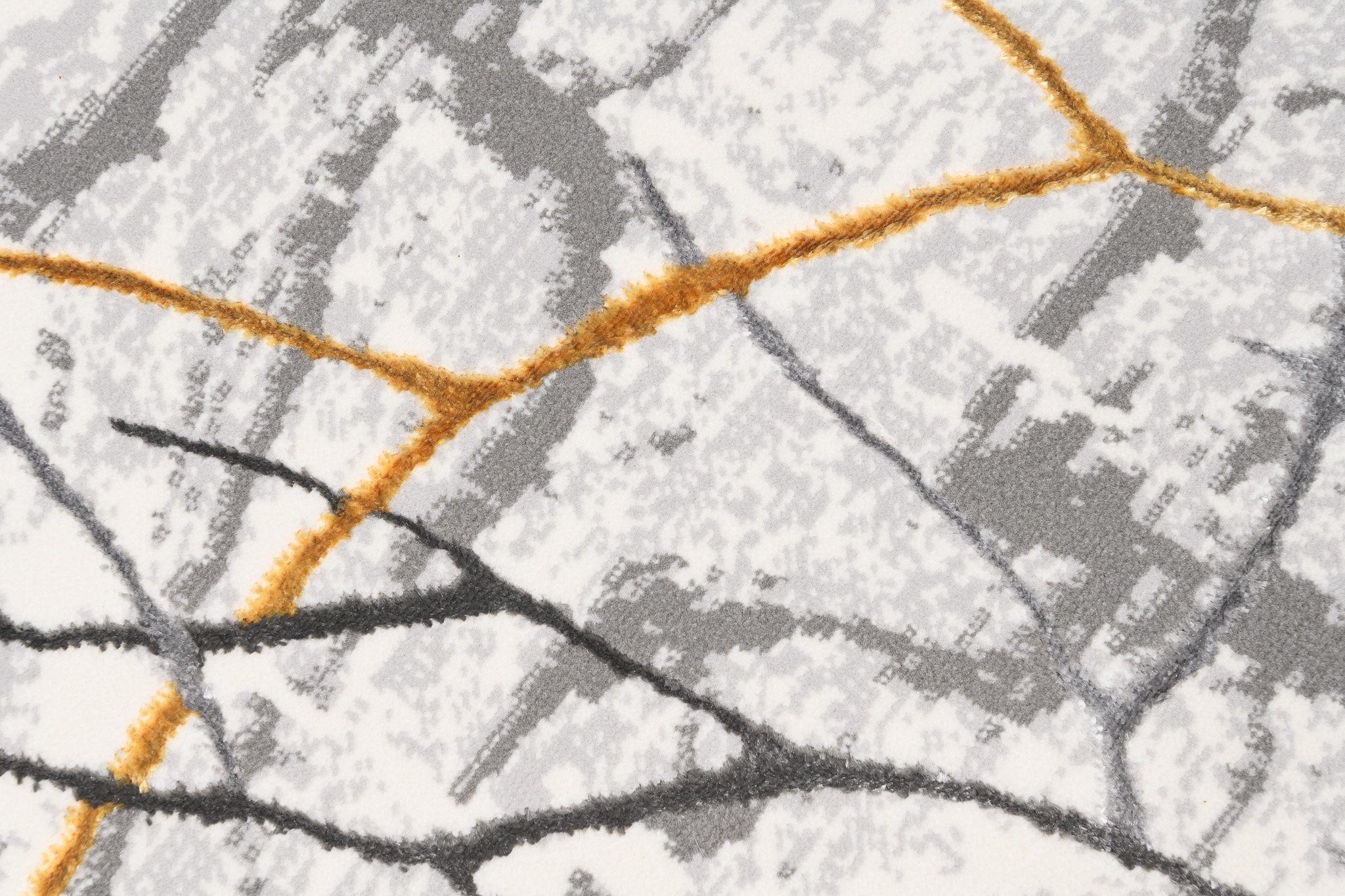 Tapiso Designteppich GOLDEN, rechteckig, Höhe: 8 mm, Wohnzimmer, Schlafzimmer, modern Design