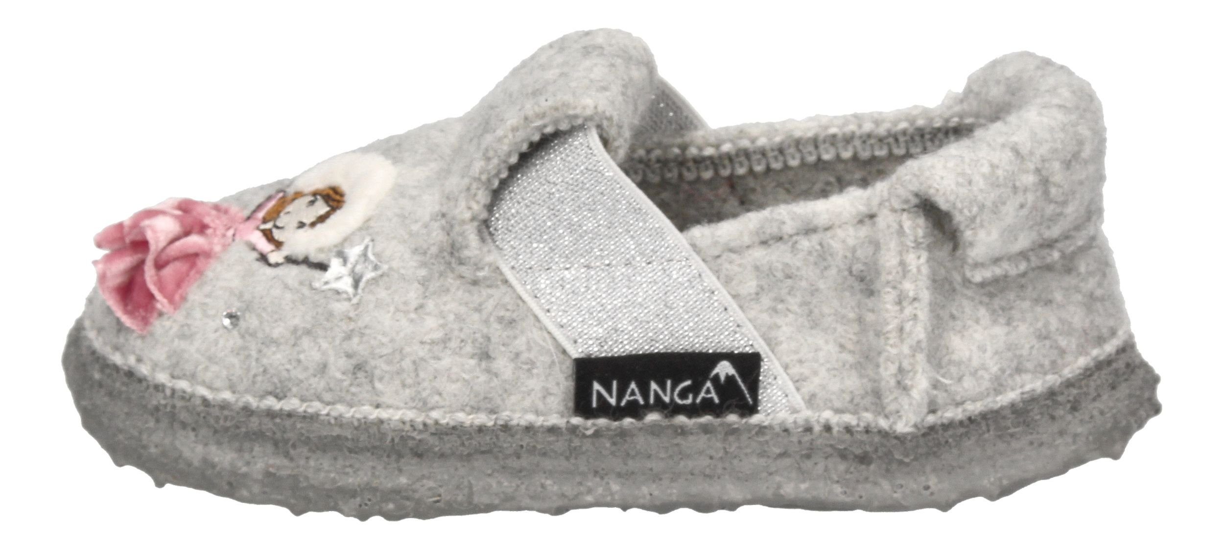 NANGA Ice Princess Hausschuh Hellgrau