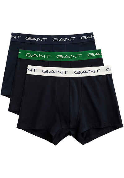 Gant Boxershorts (Packung, 3-St., 3) mit Logodruck