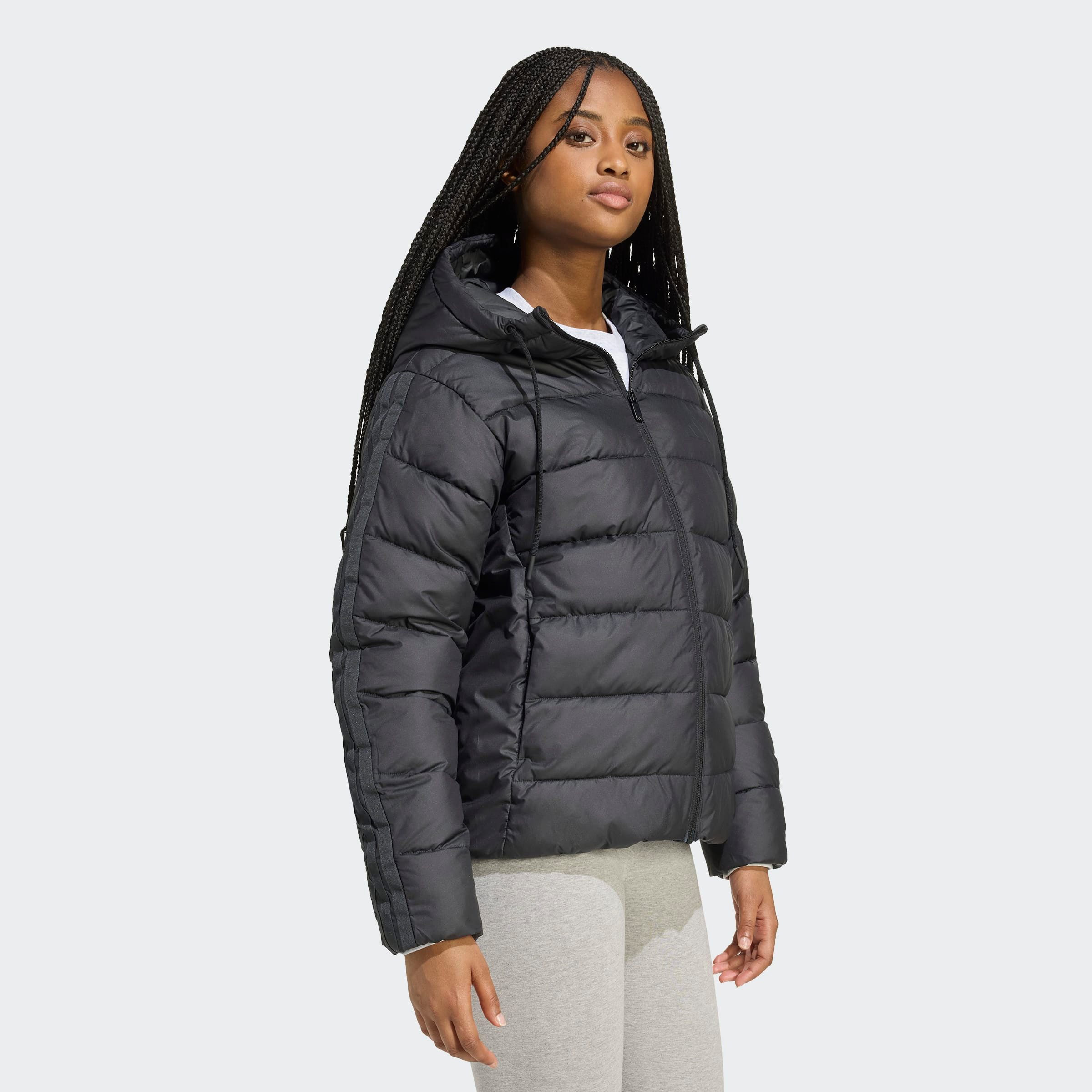 adidas Sportswear Outdoorjacke ESSENTIALS CLIMAWARM 3-STREIFEN mit Kapuze, CLIMAWARM