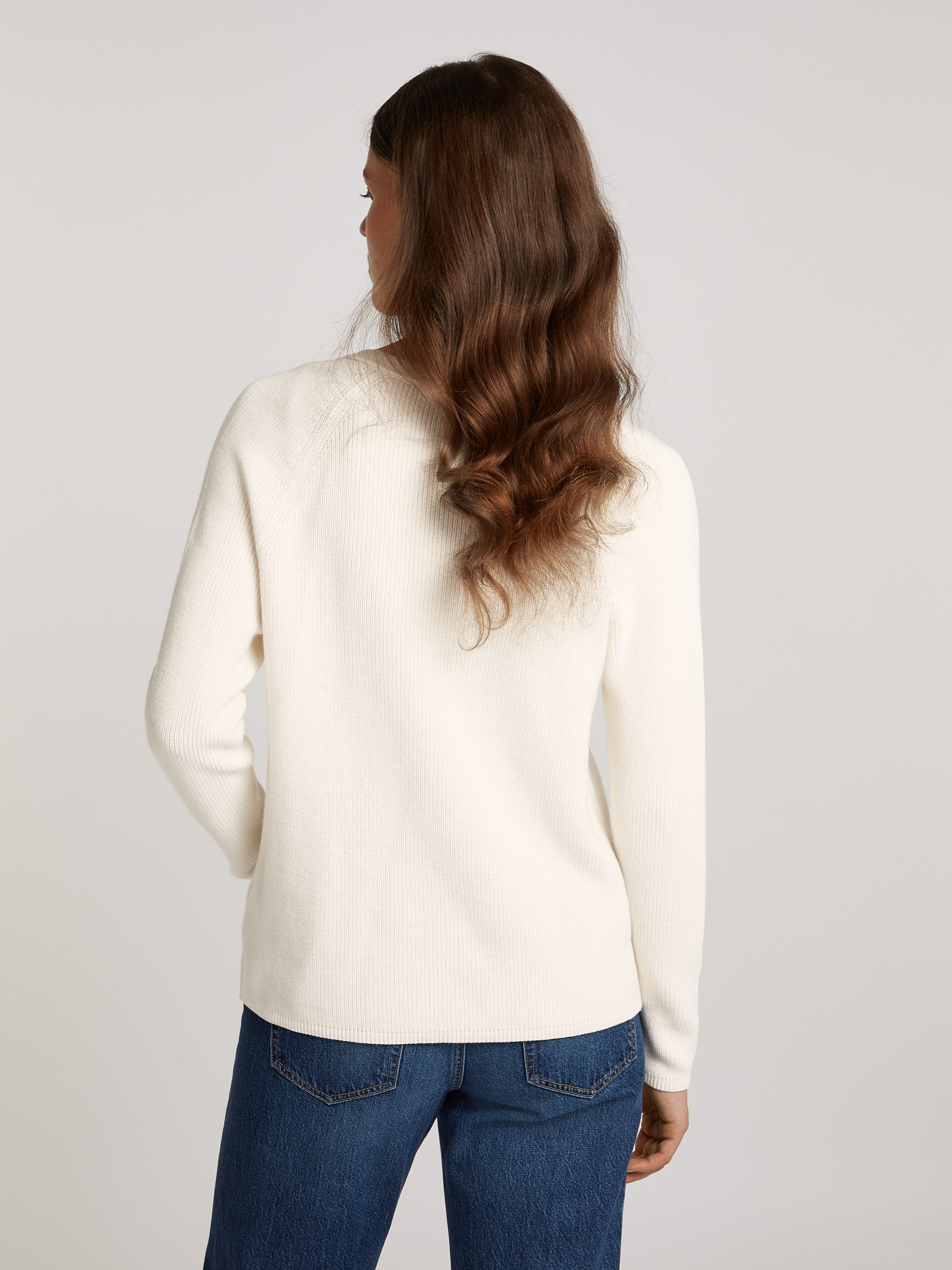 Tommy Hilfiger Strickpullover CO CARDI STITCH günstig online kaufen