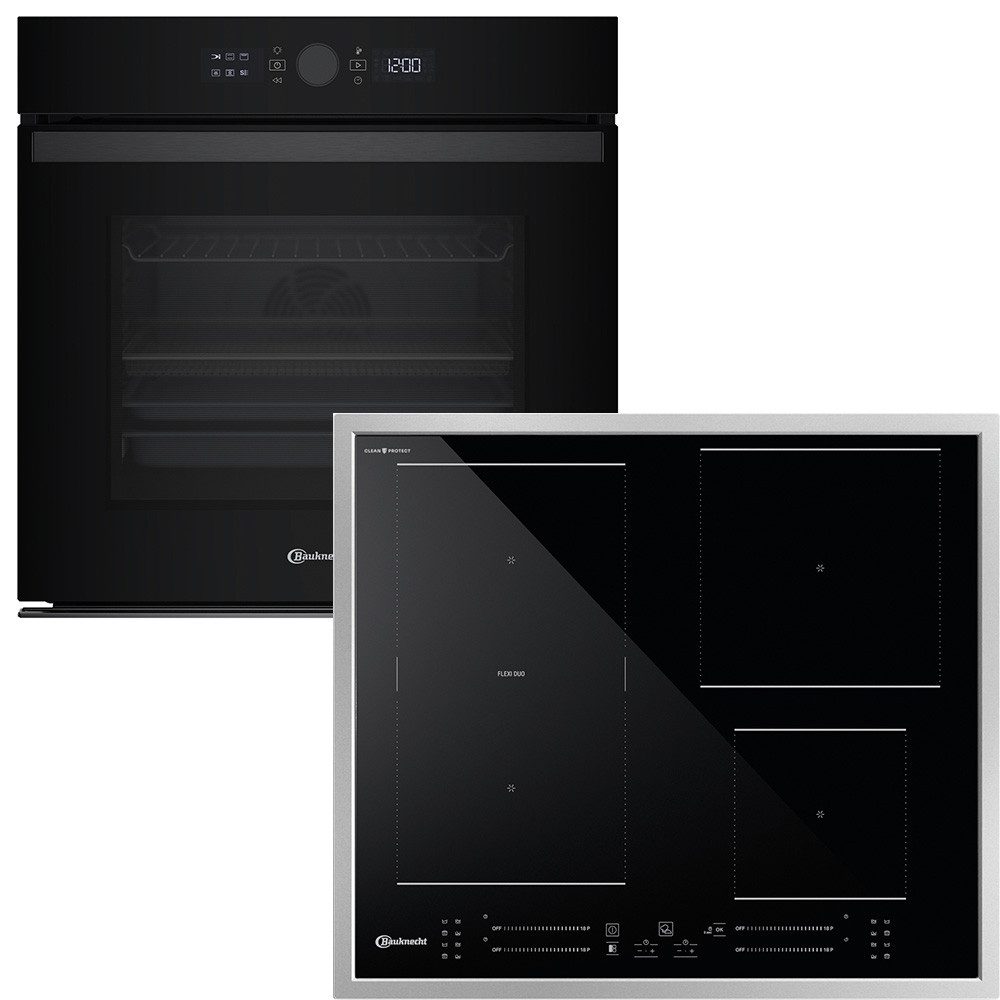 BAUKNECHT Backofen-Set BAKO 940 Airfry Flex, mit Teilauszug, AirFry-Funktion – die gesündere Alternative zur Fritteuse