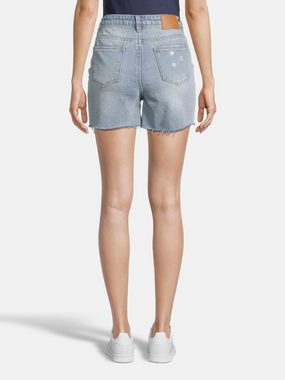 AÈROPOSTALE Jeansshorts (1-tlg) Fransen, Stickerei