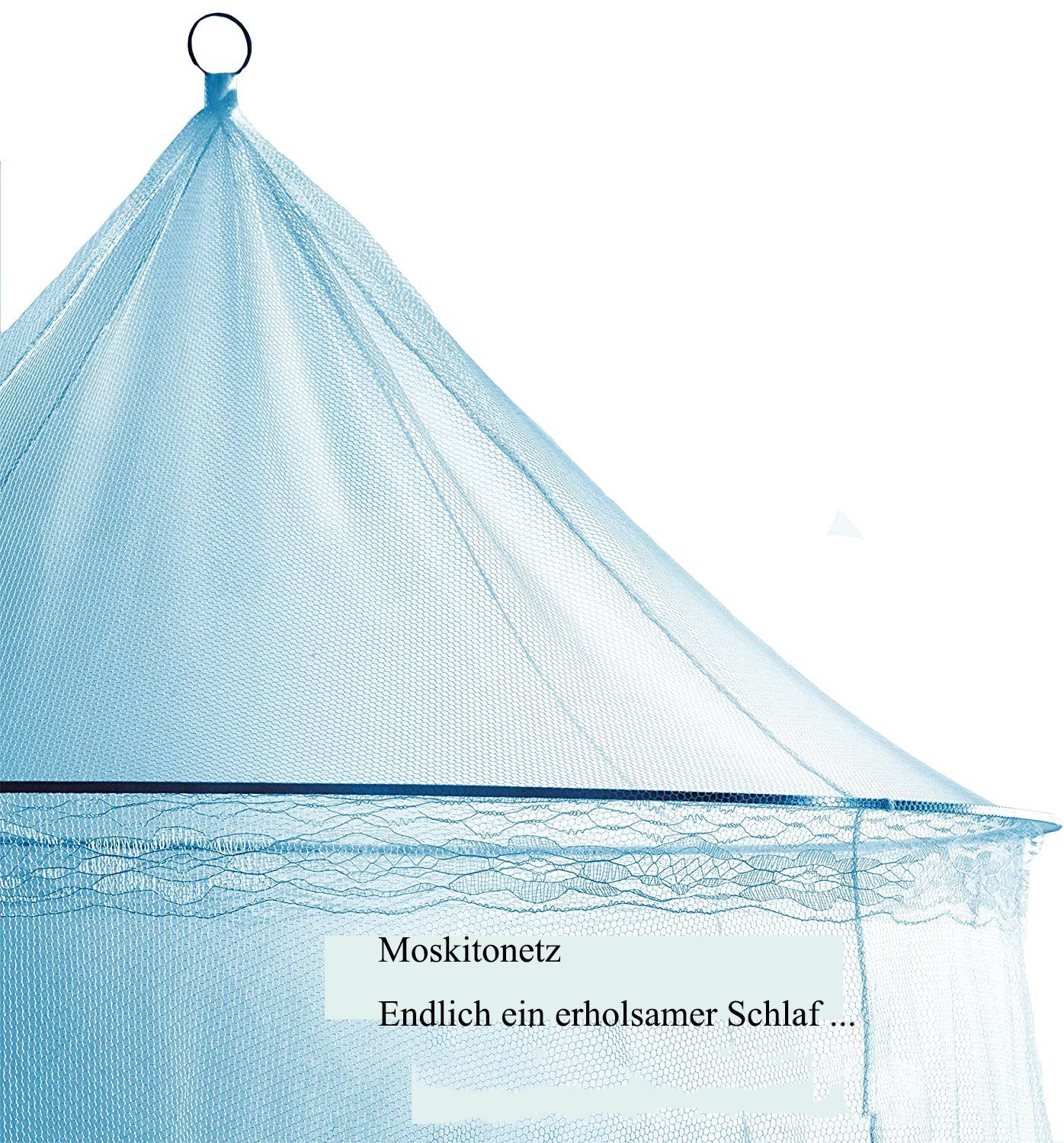 blau Bett Netz, Moskitonetz Moskitonetz Mückennetz, und für Reise, Moskito GelldG Fliegennetz