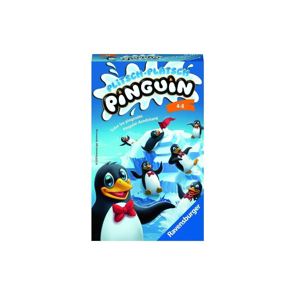 Ravensburger Verlag GmbH Spiel, Familienspiel RAV23461 - Plitsch Platsch  Pinguin, Kinderspiel...