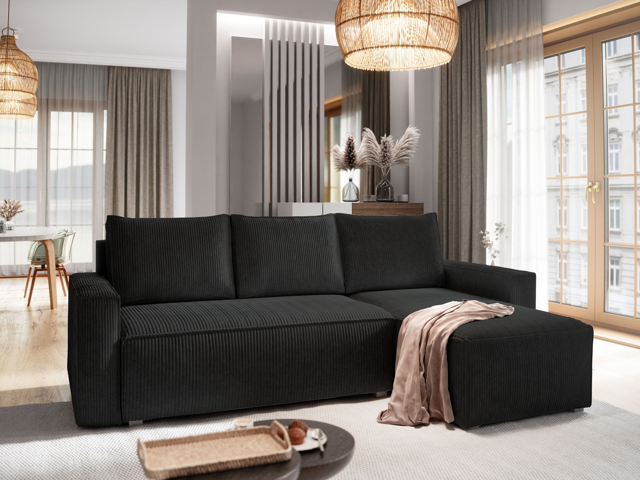 Masseno Ecksofa POTARO mit Schlaffunktion L-Form, günstig online kaufen