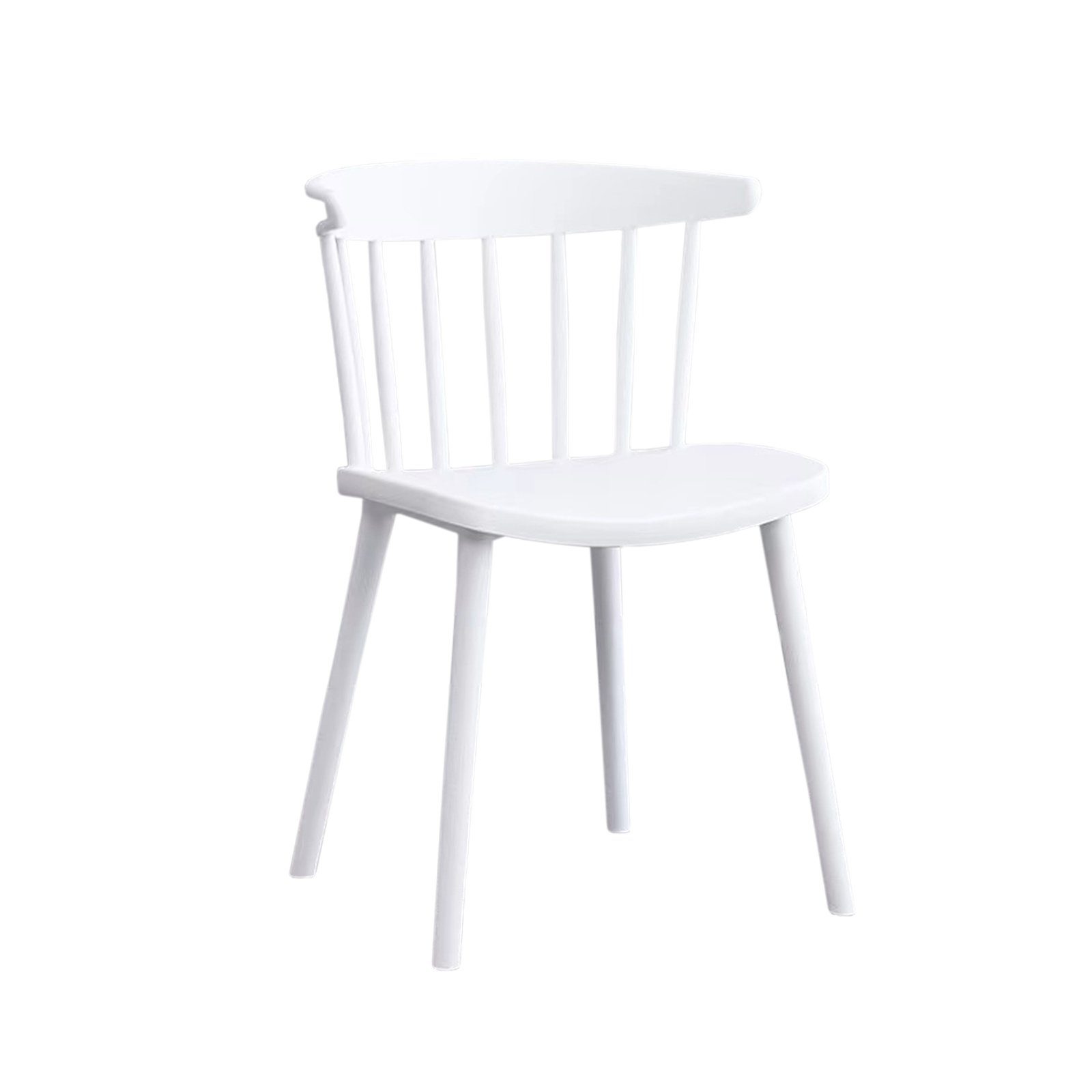1 Küchenstuhl Bistrostuhl Stuhl Küchenstuhl Tovik Weiß Esszimmerstuhl HTI-Living Kunststoffstuhl St), (Stück,