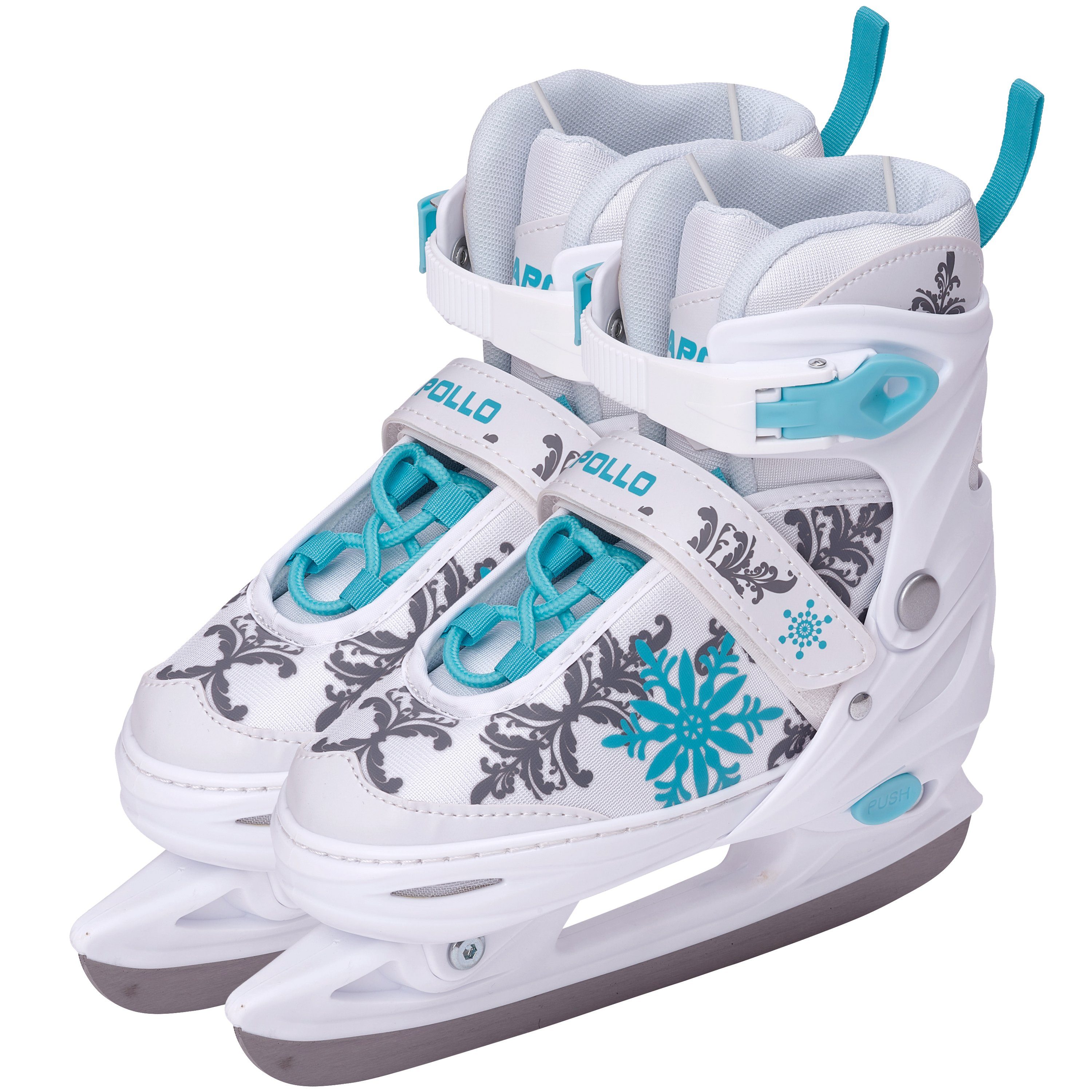 Apollo Schlittschuhe Schlittschuhe größenverstellbar Ice Skates X-Pro, Größenverstellbar, dreistufige Sicherung