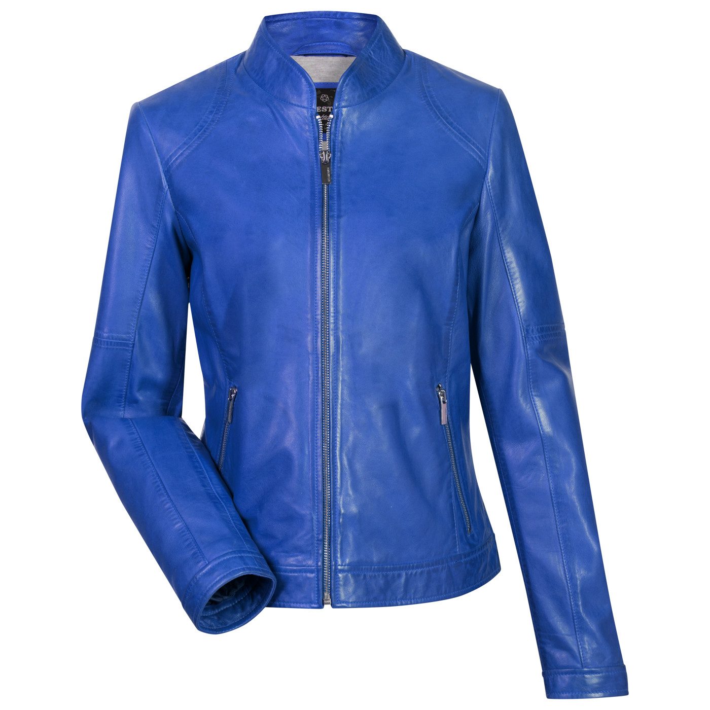 Milestone Lederjacke klassisch geschnitten aus Lammleder