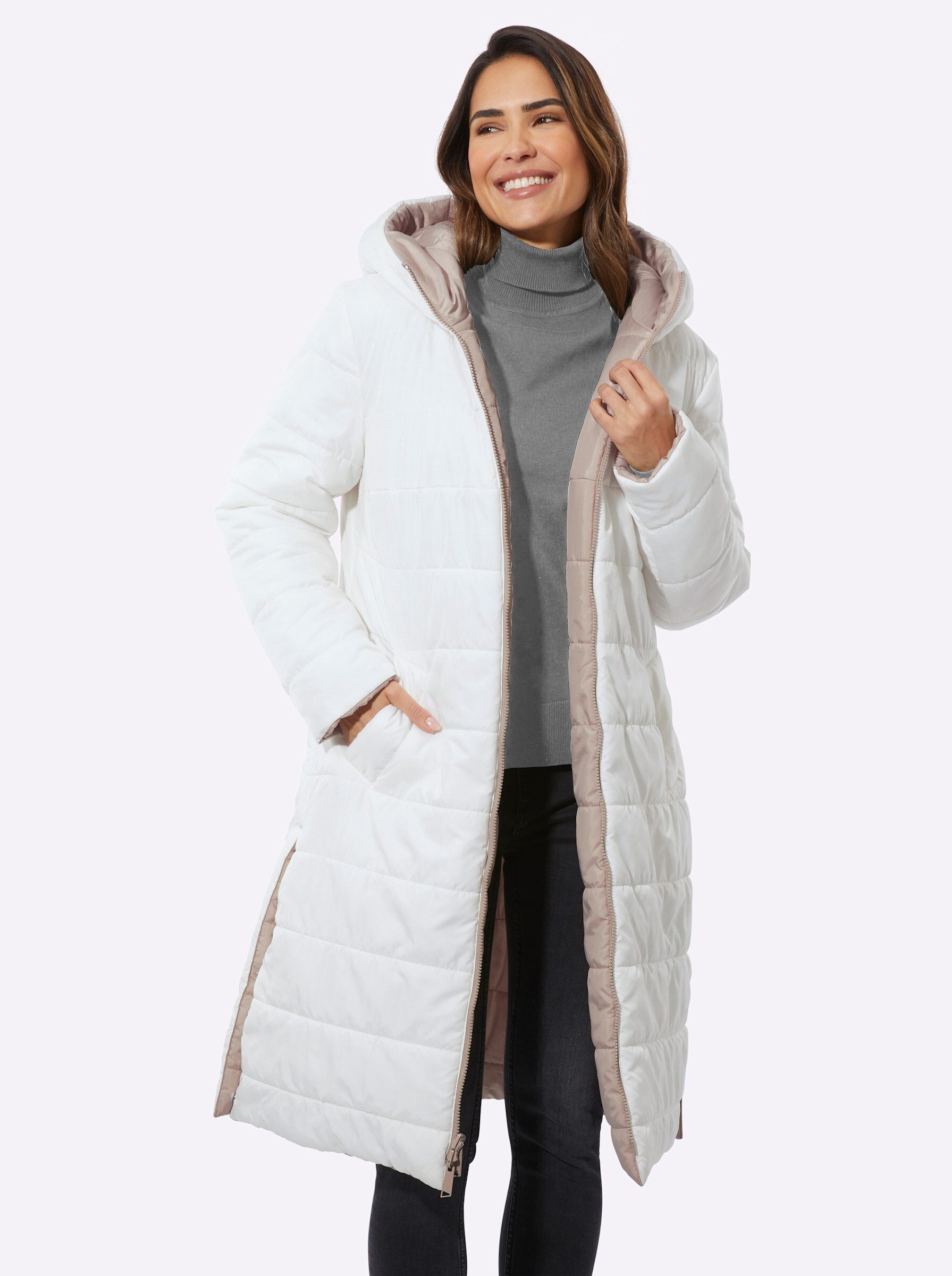 Sieh an! Langmantel Steppmantel . günstig online kaufen