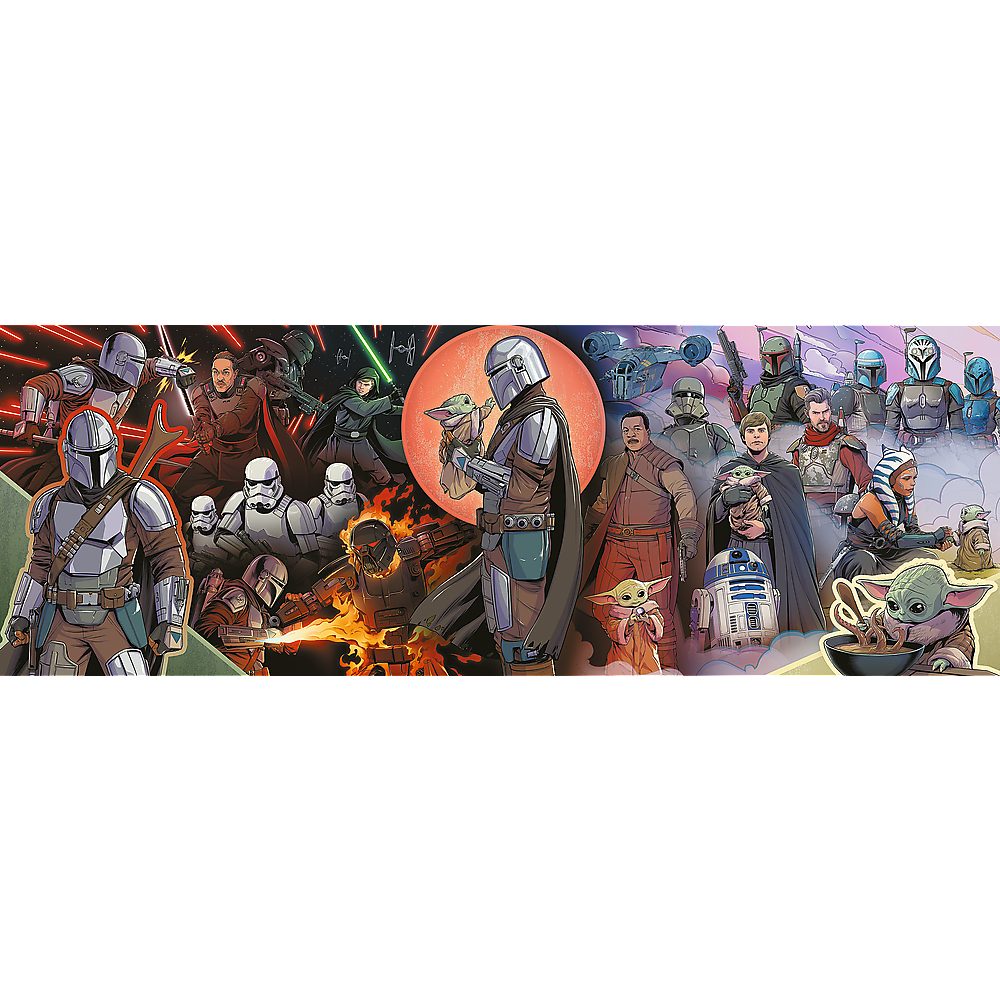 The Europe Star Mandalorian Puzzle, Trefl Panorama 1000 Puzzle Made Puzzleteile, in Wars