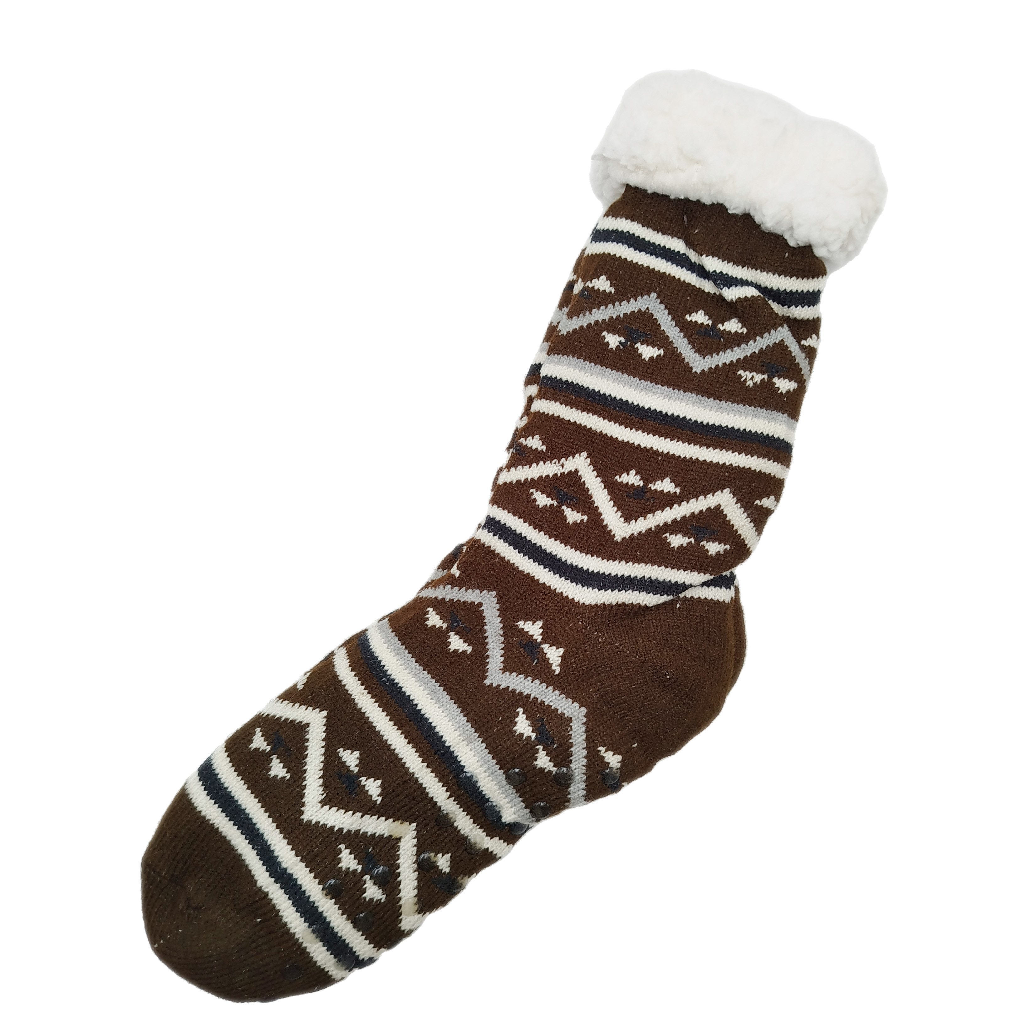 Haussocken Herren Hüttensocken mit ABS Stoppersohle