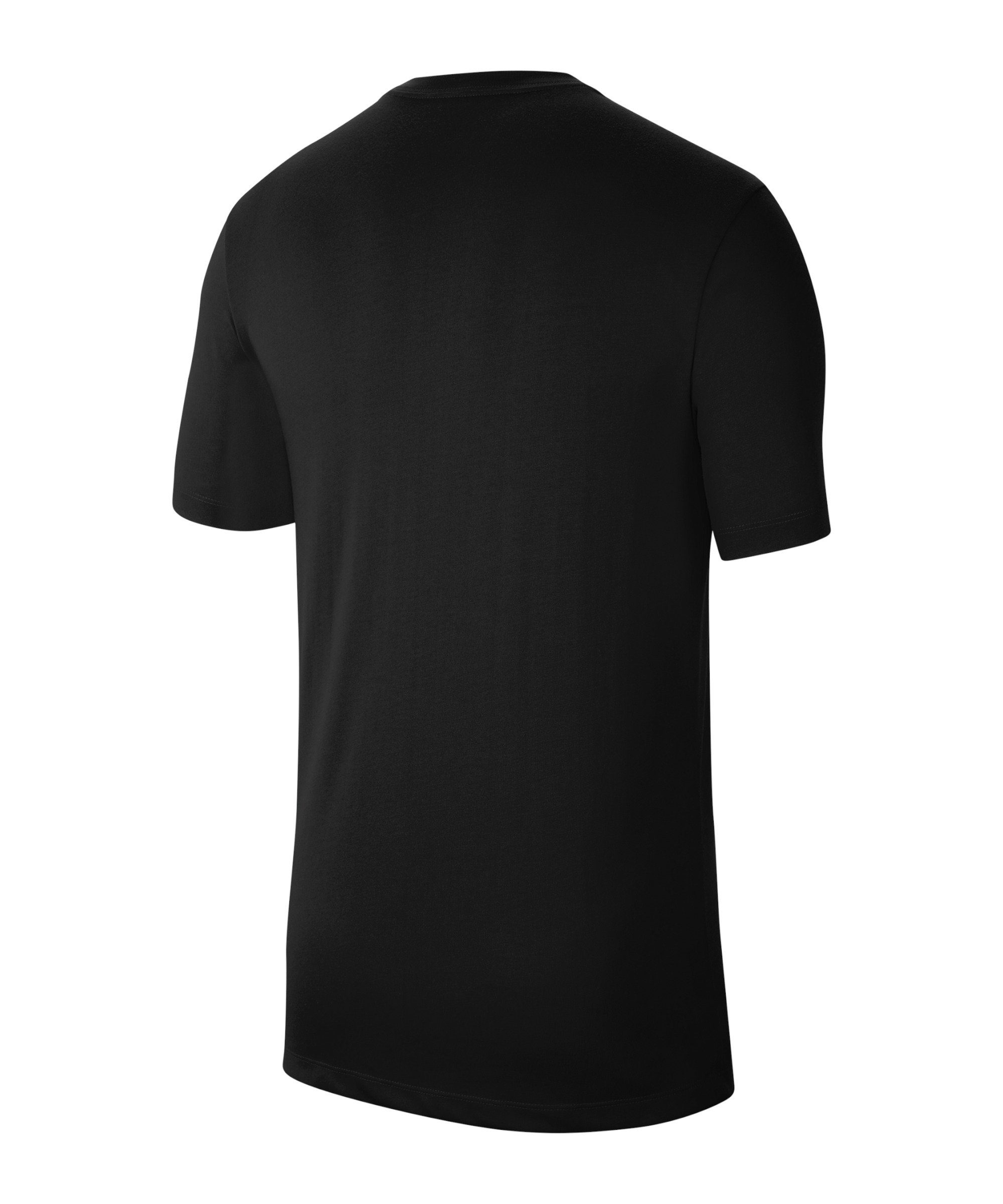 T-Shirt T-Shirt schwarzweiss Nike Swoosh Park 20 default