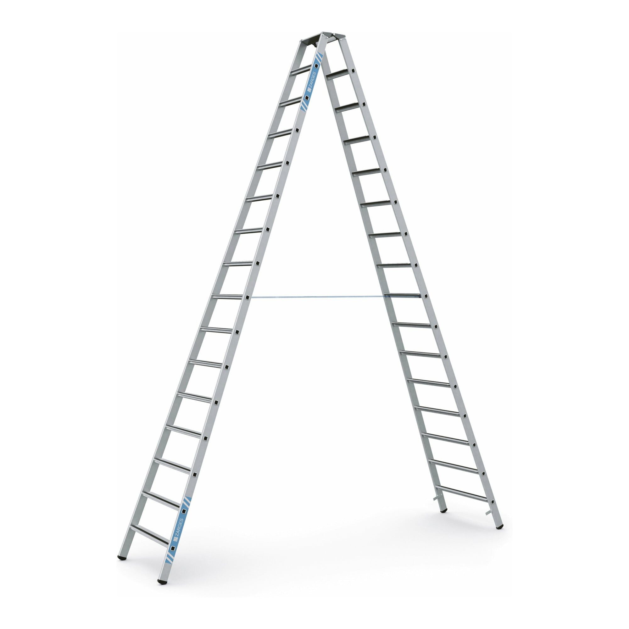 Zarges Stehleiter ZARGES Saferstep B - LM-Stufen-Stehleiter 2 x 16 Stufen