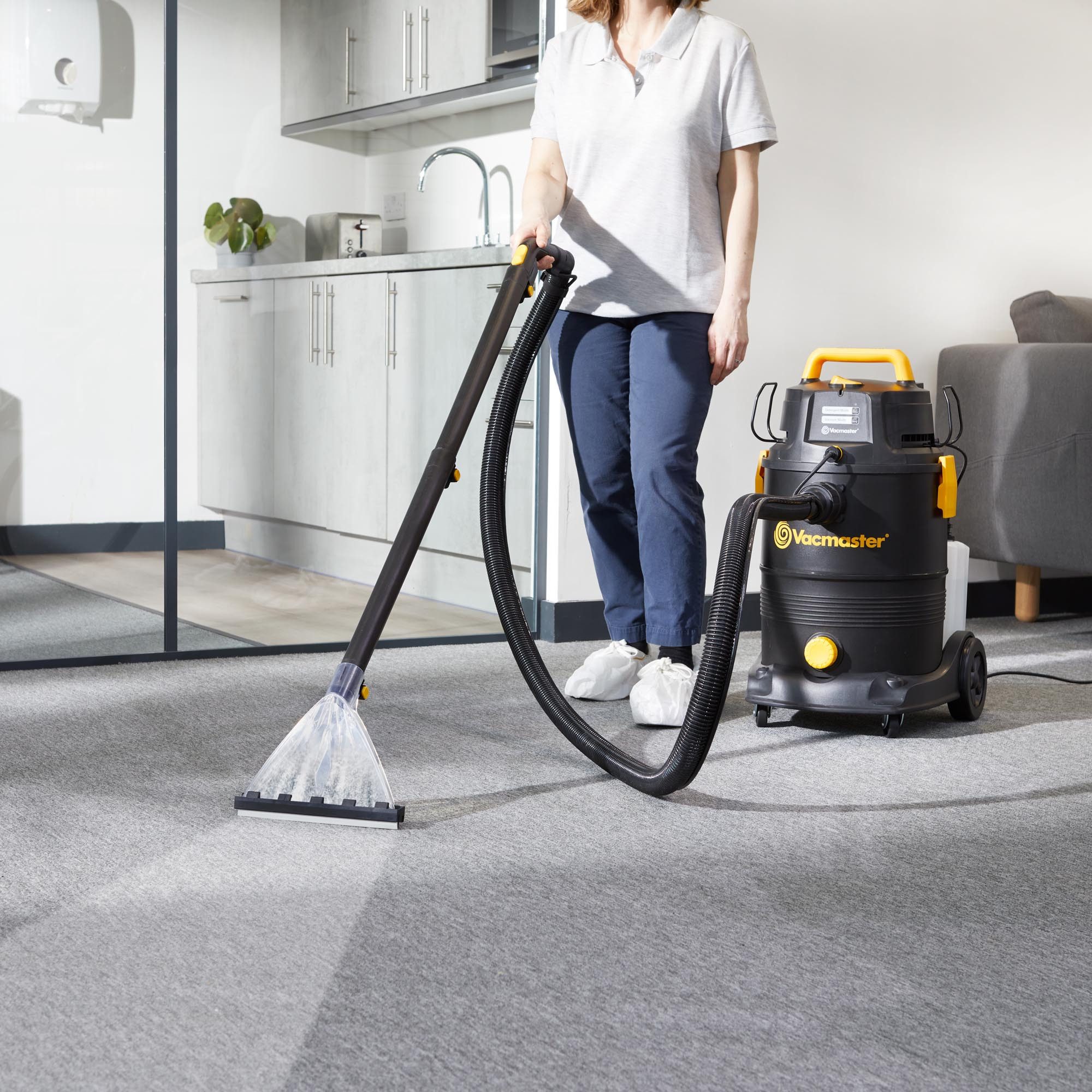 Vacmaster Nass-Trocken-Sauger 3-in-1 Waschsauger, Nass Trockensauger mit Dual-Tank-Design, 1300 W, mit Staubbeute, Bodenreiniger Für Hartböden Teppiche,Teppich-Reinigungsmaschine