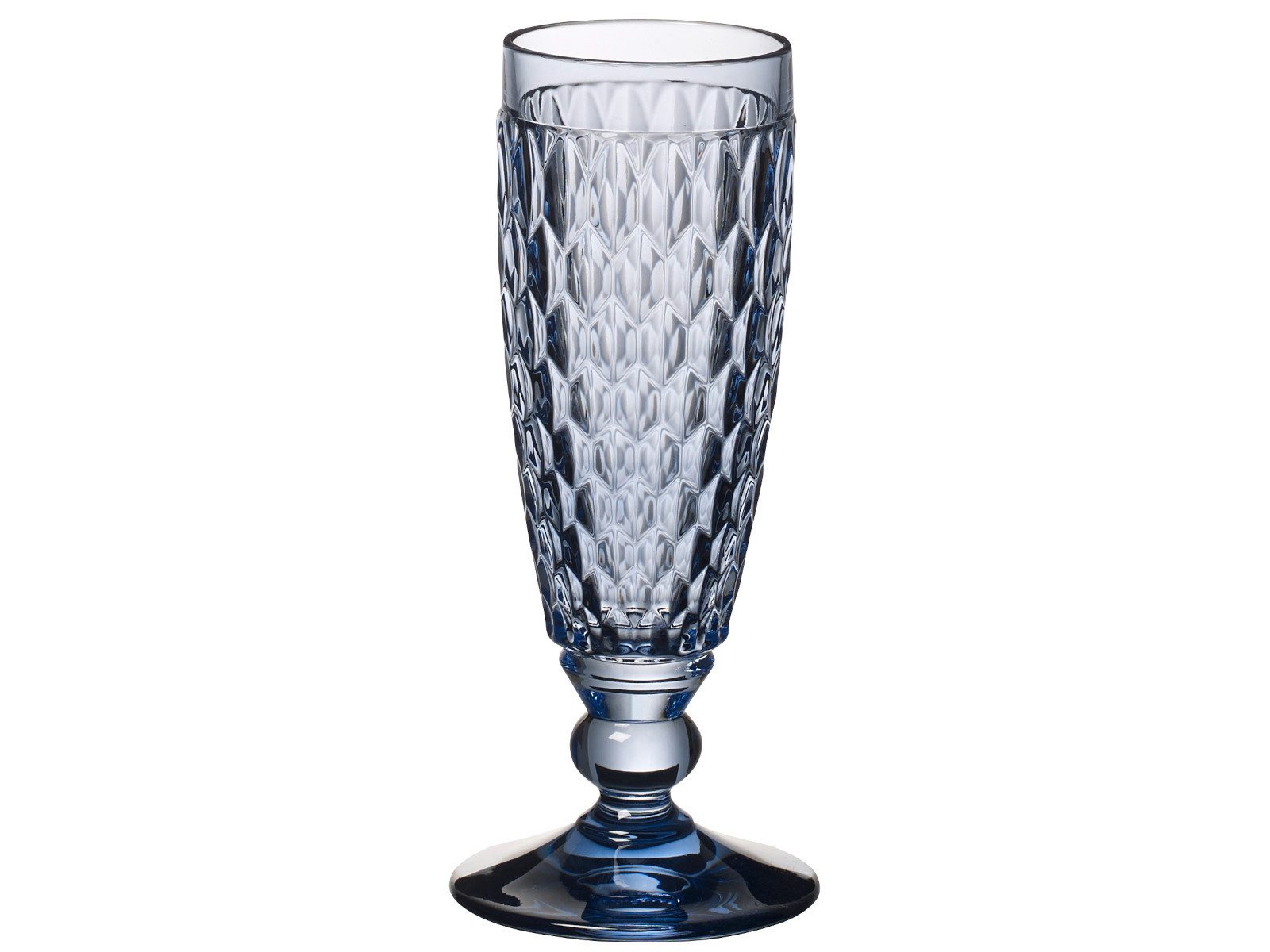 Villeroy & Boch Sektglas Boston coloured Sektglas blue 0,15 l, Kristallglas