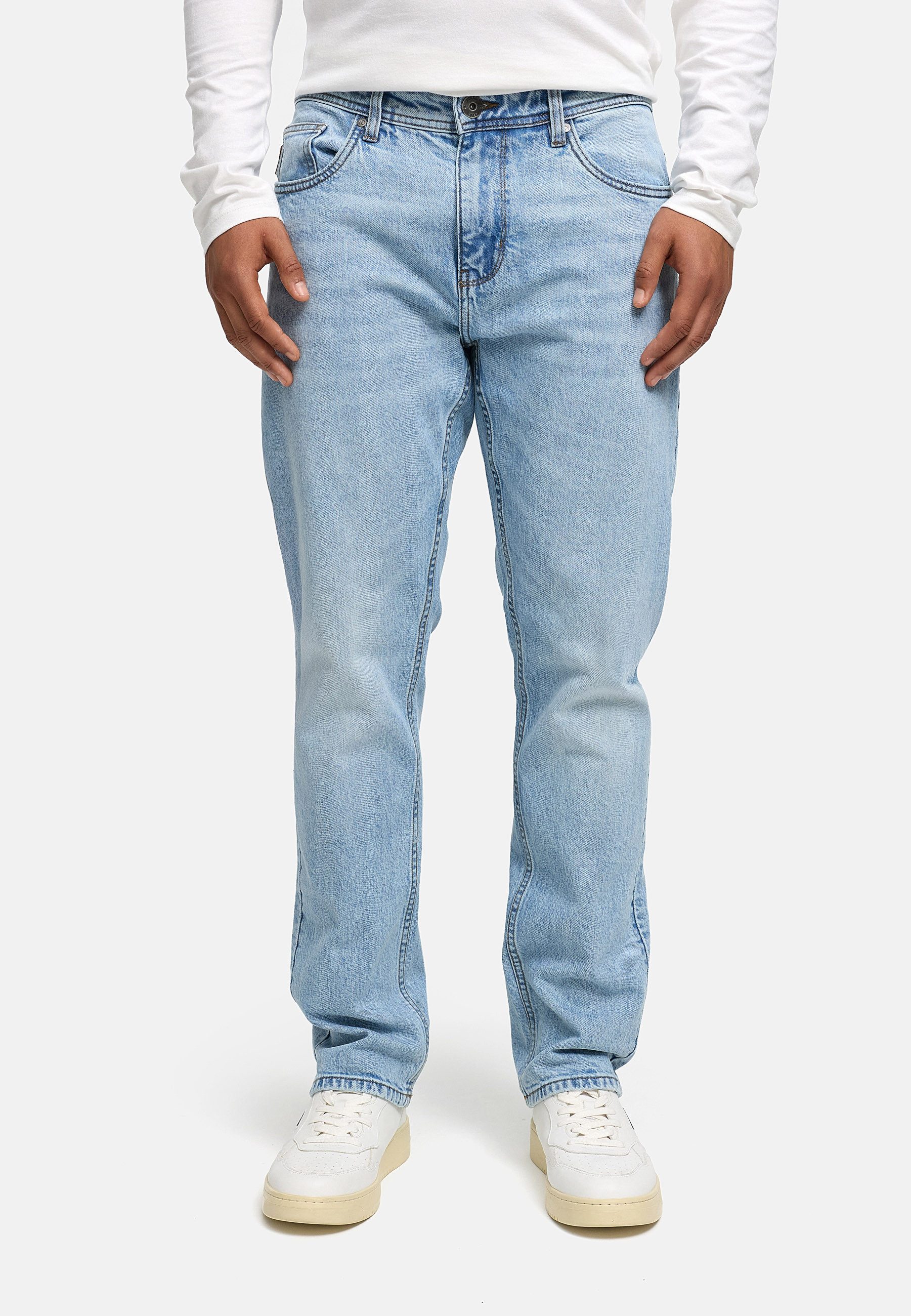 Indicode Regular-fit-Jeans Herren INValoy Jeanshose mit Stretch aus Baumwol günstig online kaufen