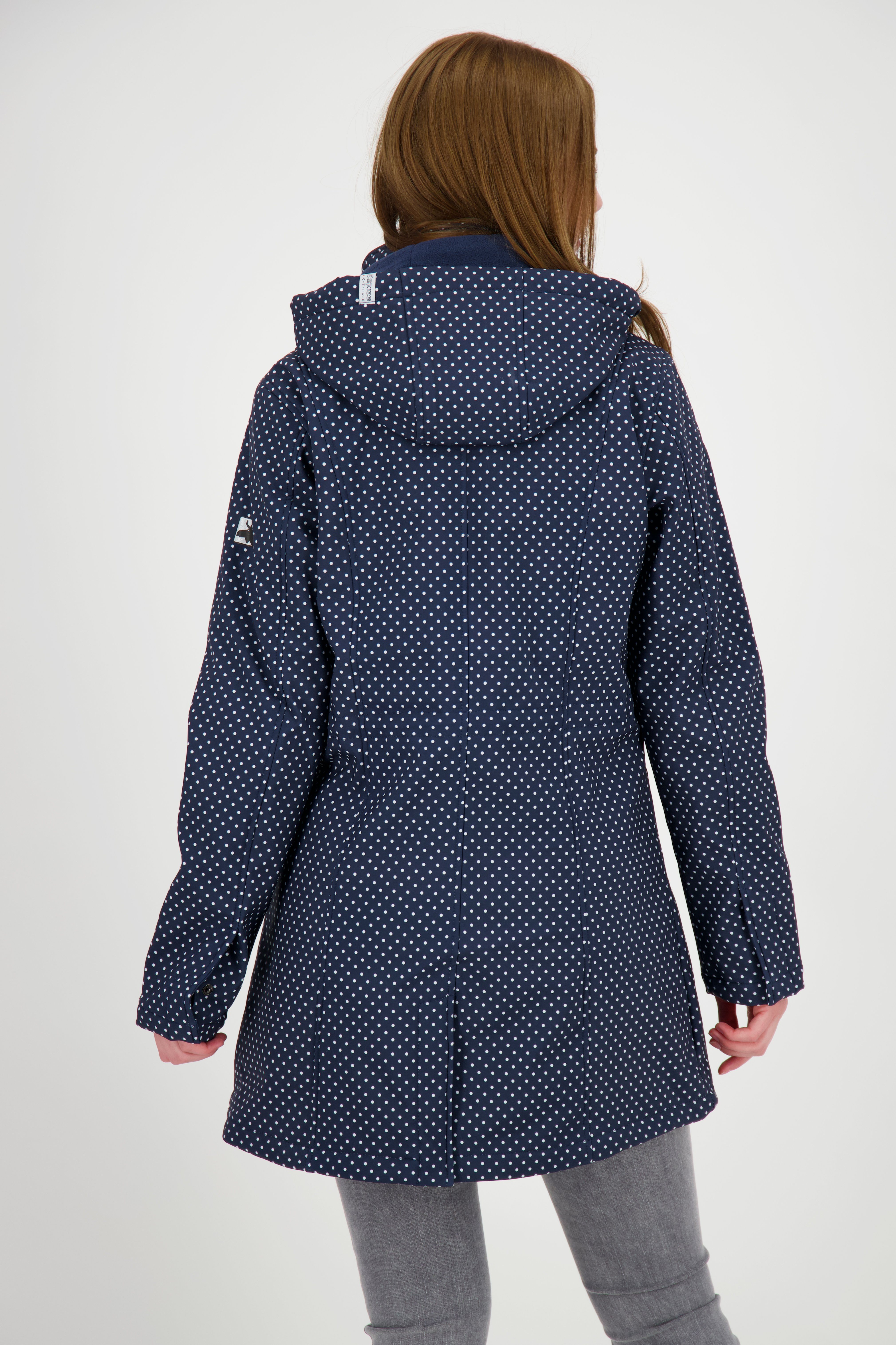 DEPROC Active Softshellmantel TWIN PEAK DOTS WOMEN auch in Großen Größen erhältlich