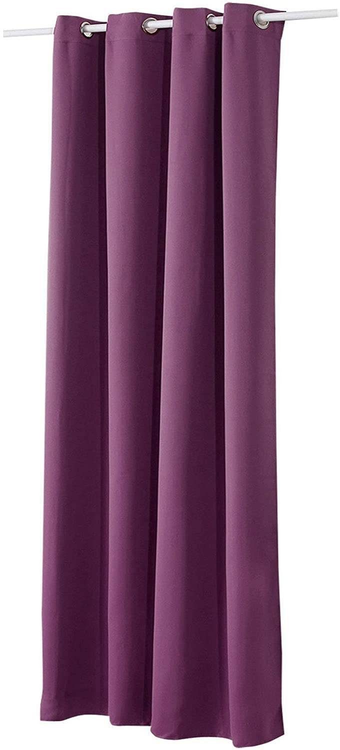 Woltu Vorhang (1 St), Ösen, blickdicht, Thermovorhang mit Ösen, 250 g/m²