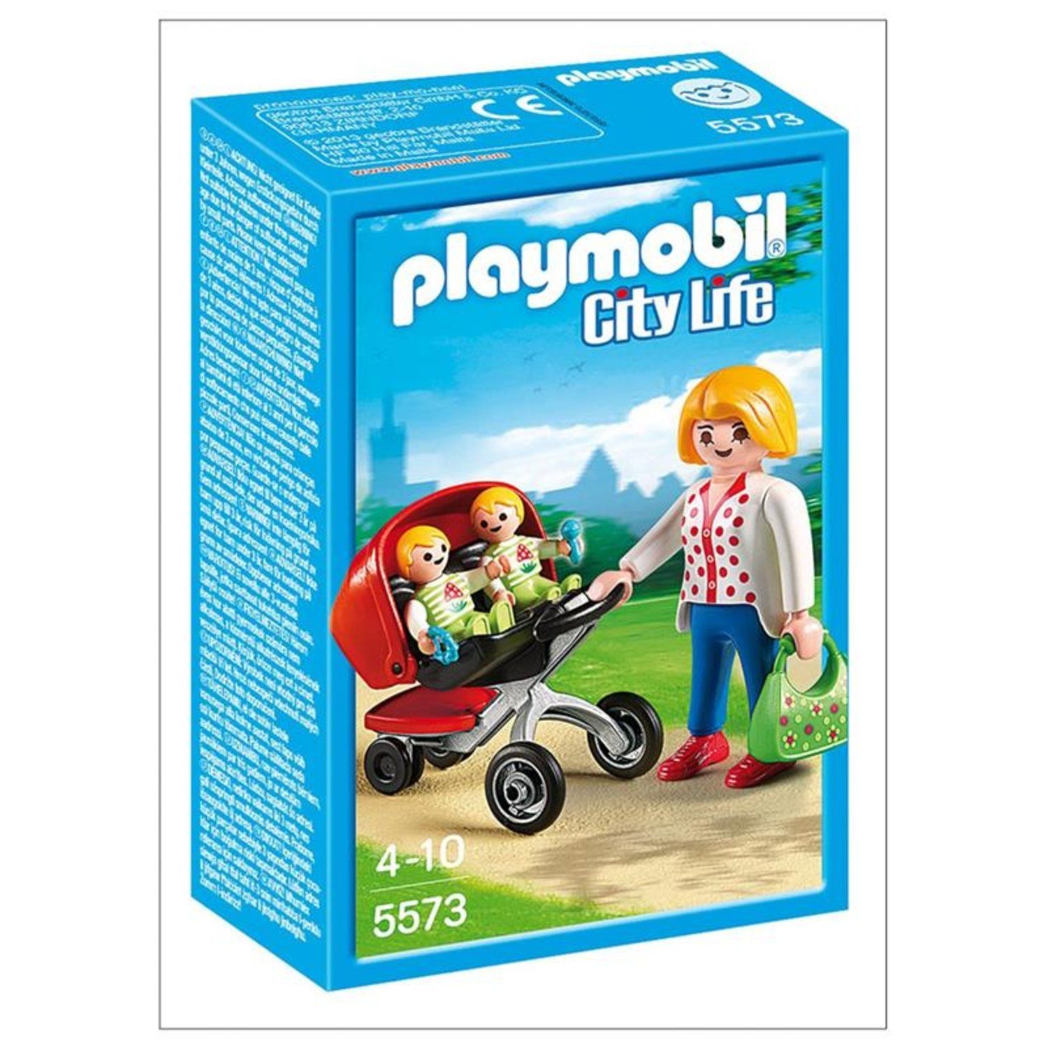 Playmobil® 5573 Zwillingskinderwagen Konstruktions-Spielset günstig online kaufen