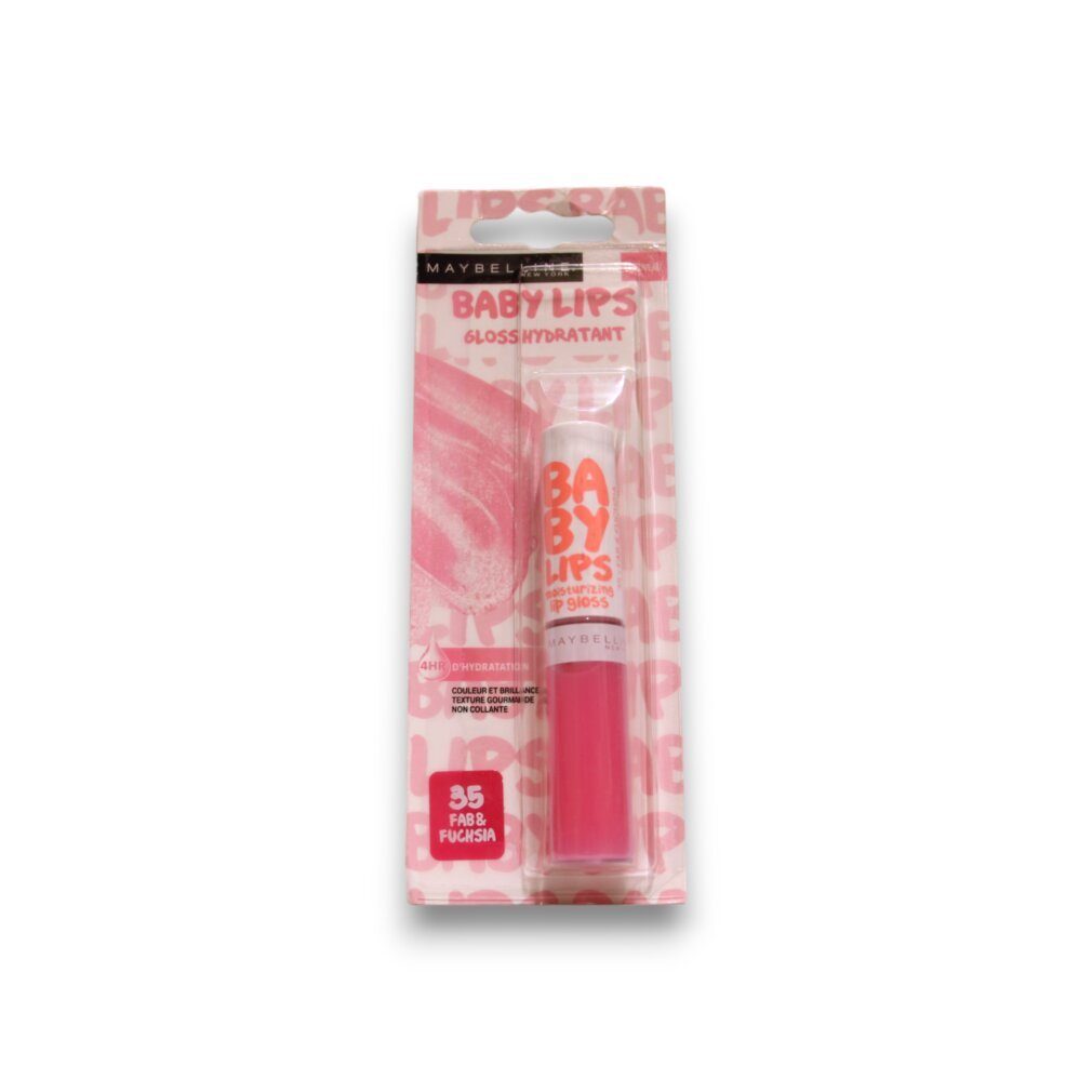 MAYBELLINE NEW YORK Блеск для губ Baby Lip Gloss 35 Fab & Fuchsia 5ml