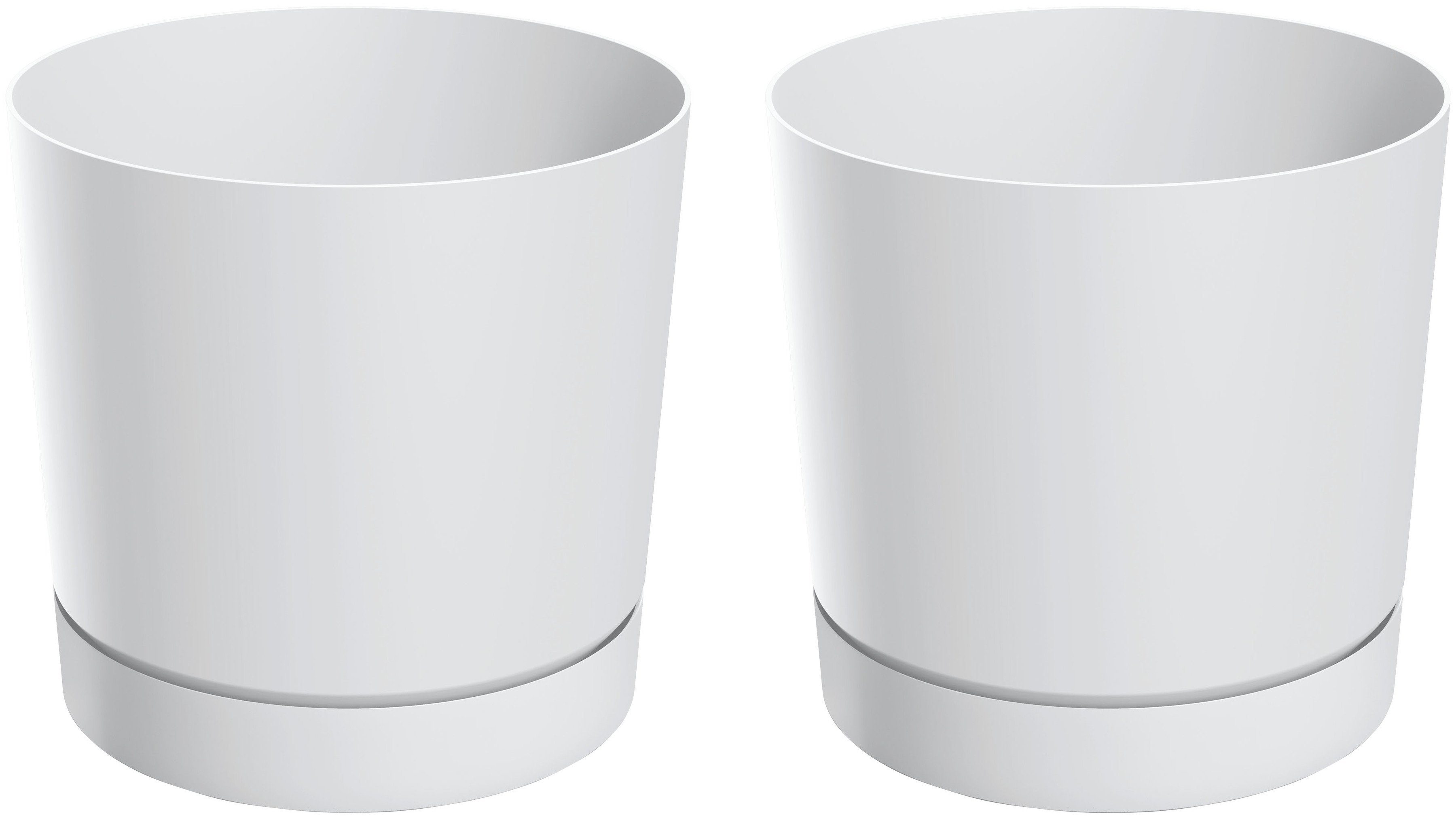 Prosperplast Blumentopf TUBO P (Set, 2 St), Minimalistisches Design