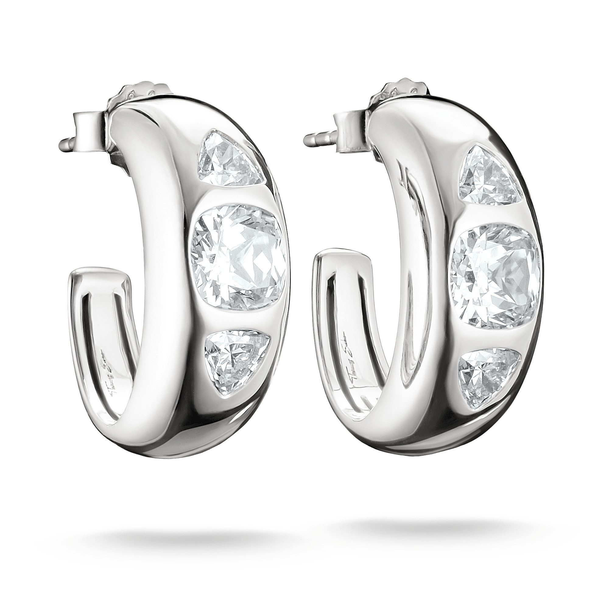 THOMAS SABO Bold Elegance Ohrringe mit Zirkoniasteinen, mit Zirkonia (synth)