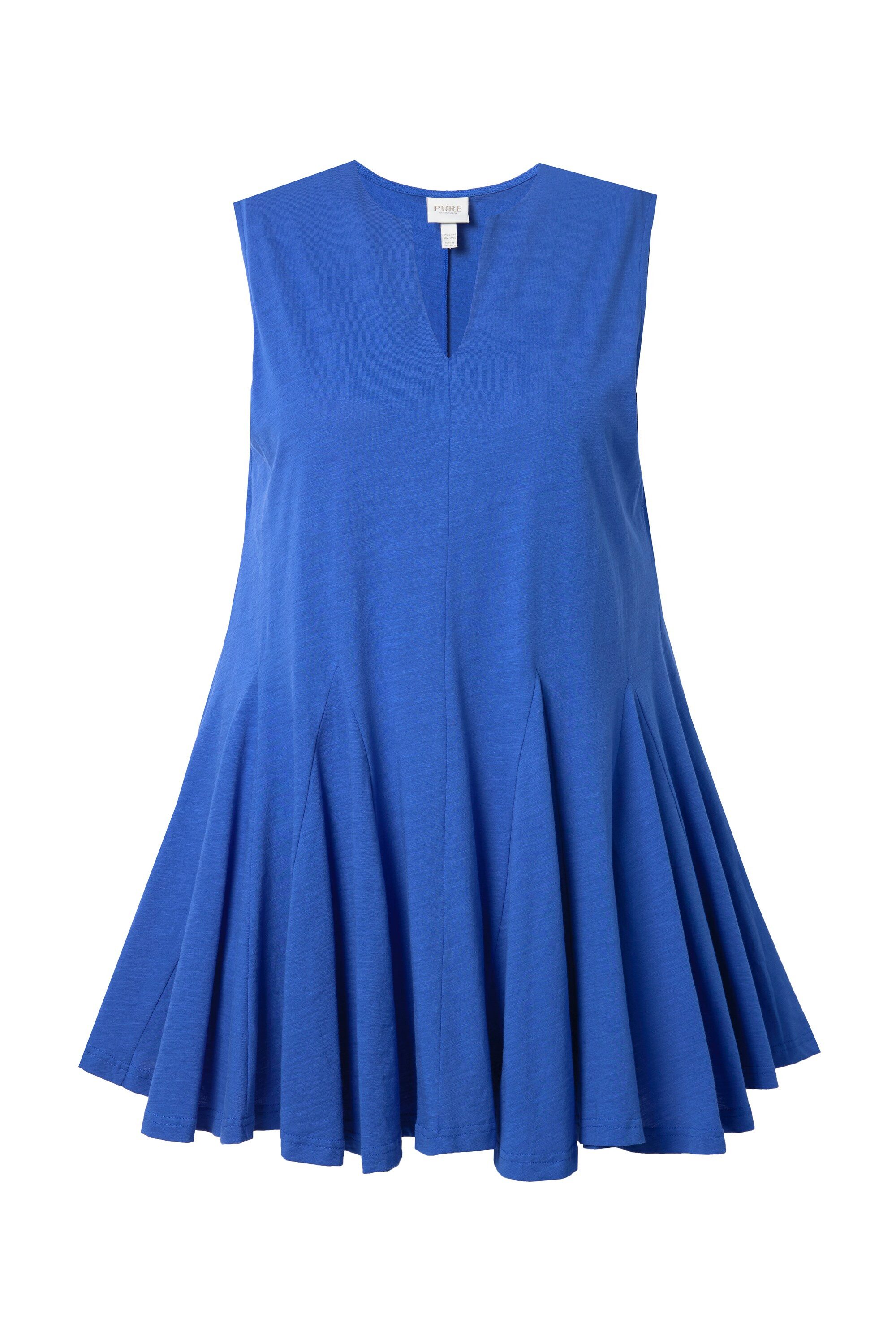 Ulla Popken Longshirt Top A-Linie Tunika-Ausschnitt günstig online kaufen