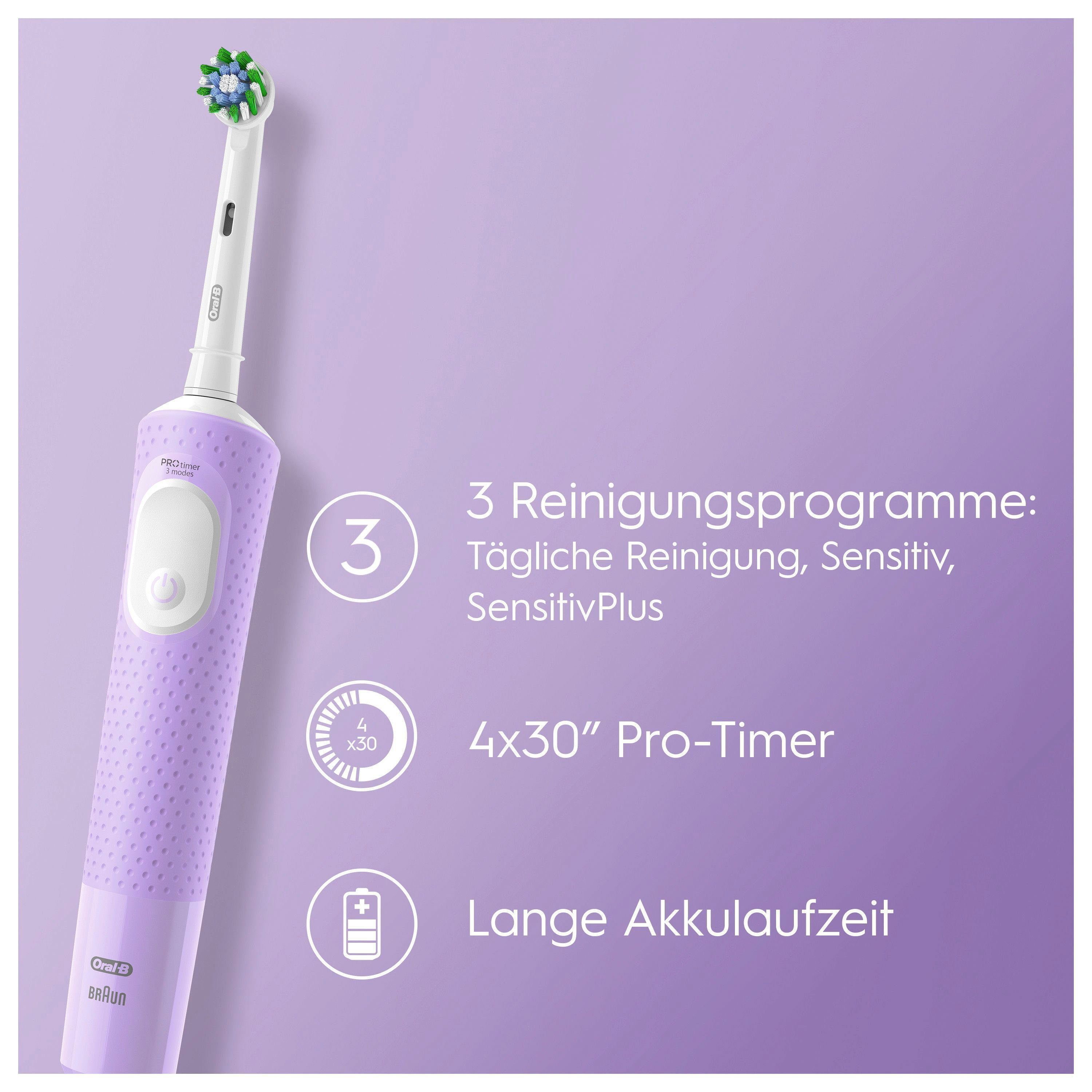 Oral-B Elektrische Zahnbürste Vitality Pro, Aufsteckbürsten: 1 St., 3 Putzmodi