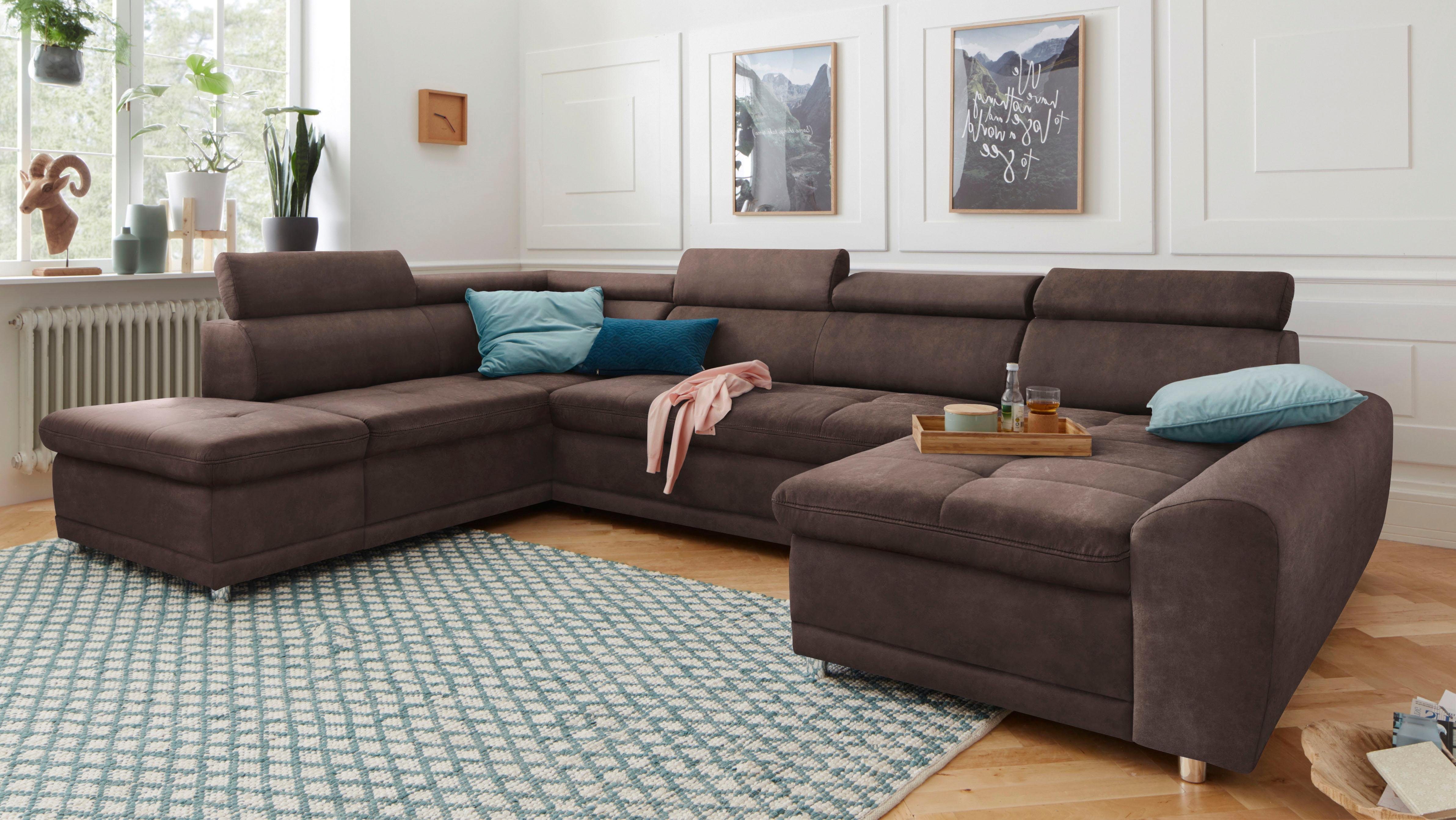 sit&more Wohnlandschaft Riva U-Form, wahlweise mit günstig online kaufen