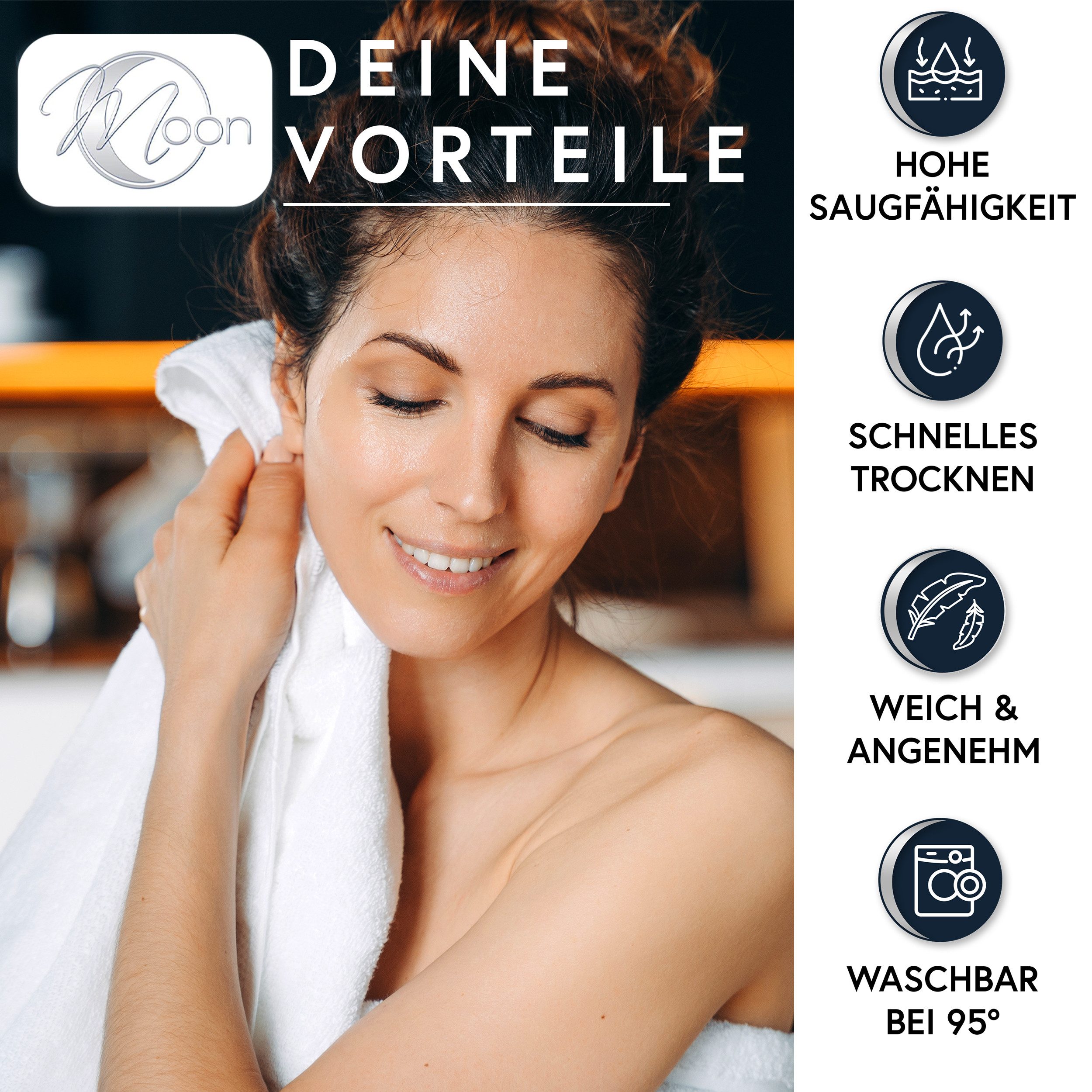 MOON Heimtextilien Handtuch 10er Pack Friseurtuch günstig online kaufen