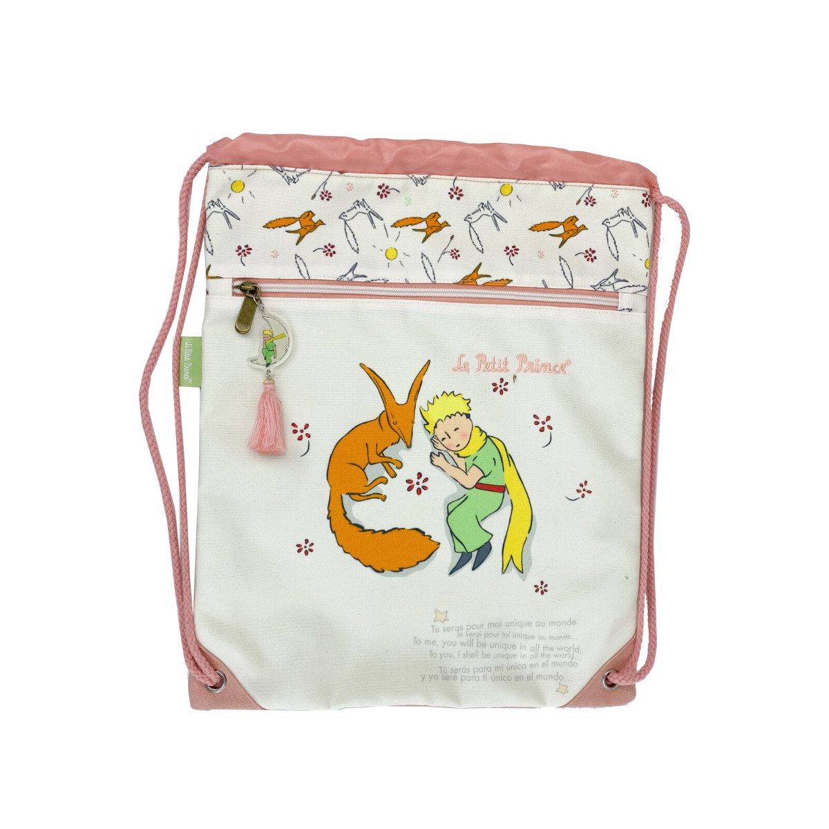 CyP Brands Turnbeutel El Principito Mochila Prince Fox Beutelrucksack Freizeit Schule