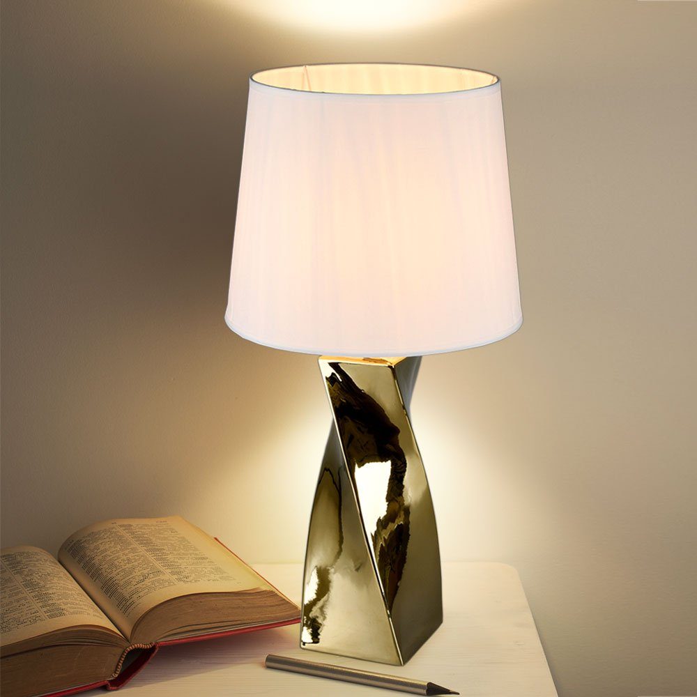 Schirmleuchte inklusive, nicht etc-shop Lampe Tischleuchte, Tischleuchte Leuchtmittel Leselampe