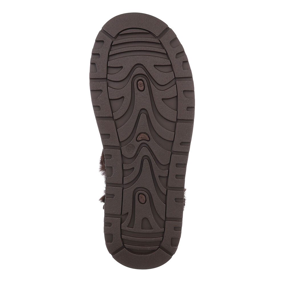 Ital-Design Damen Snowboots Freizeit Snowboots (87452000) Flach Stiefeletten in Braun
