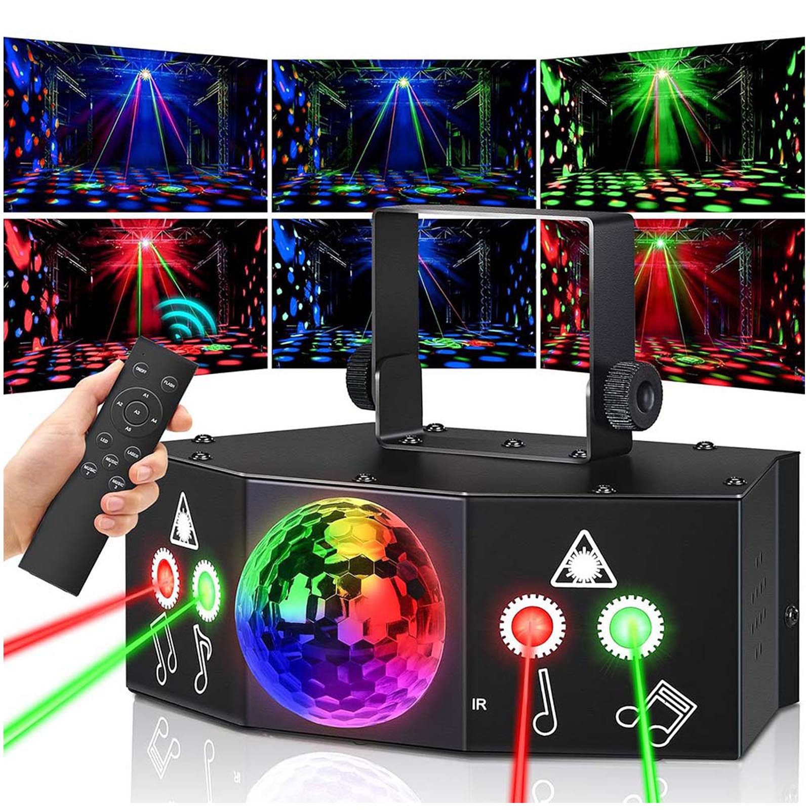 Discolicht Partylicht Discolicht DJ Discokugel LED Party Licht mit Fernbedienung