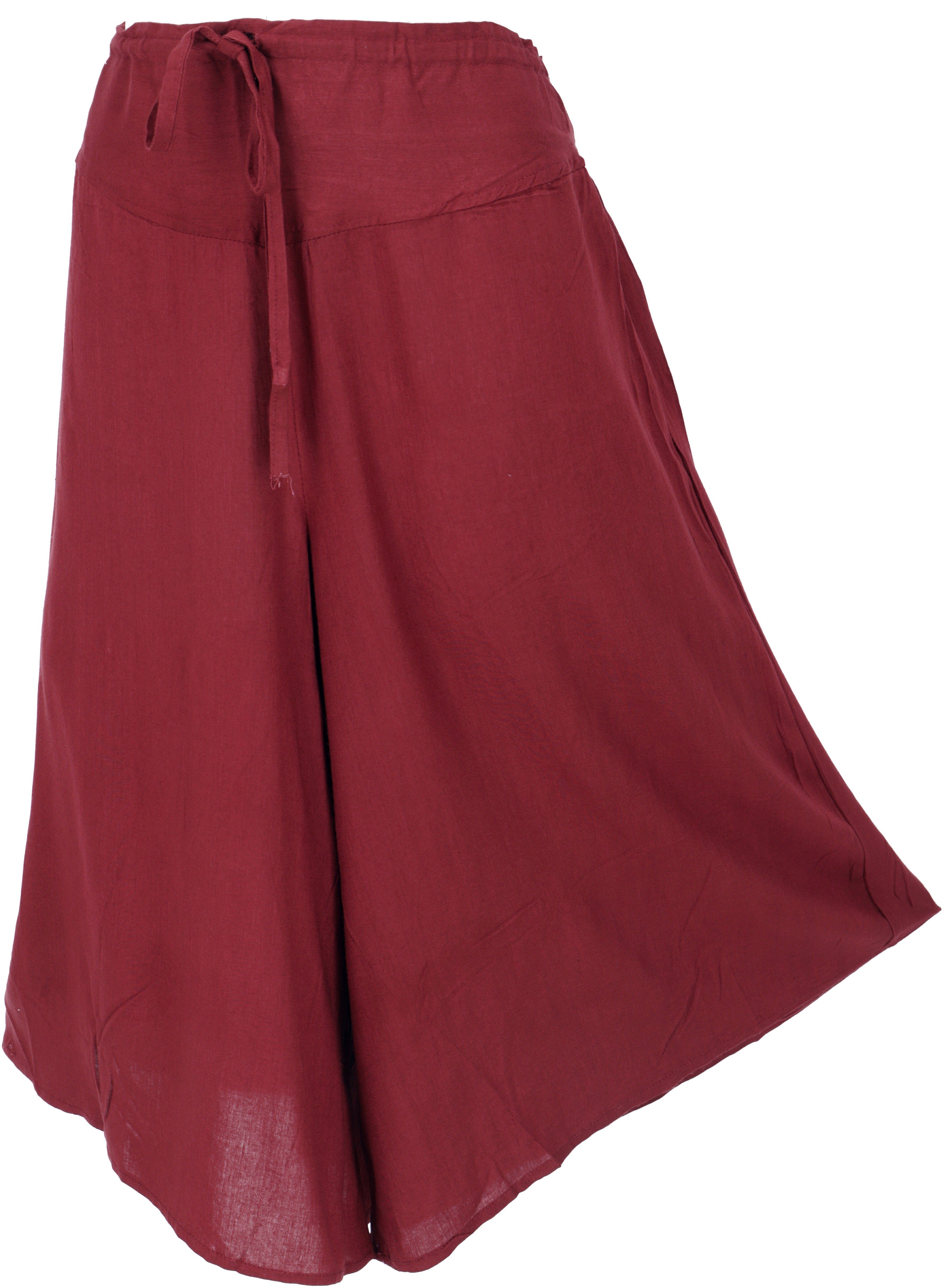 Guru-Shop Relaxhose Palazzohose, knielanger Hosenrock, Boho.. alternative Bekleidung – Bild 5 von 5