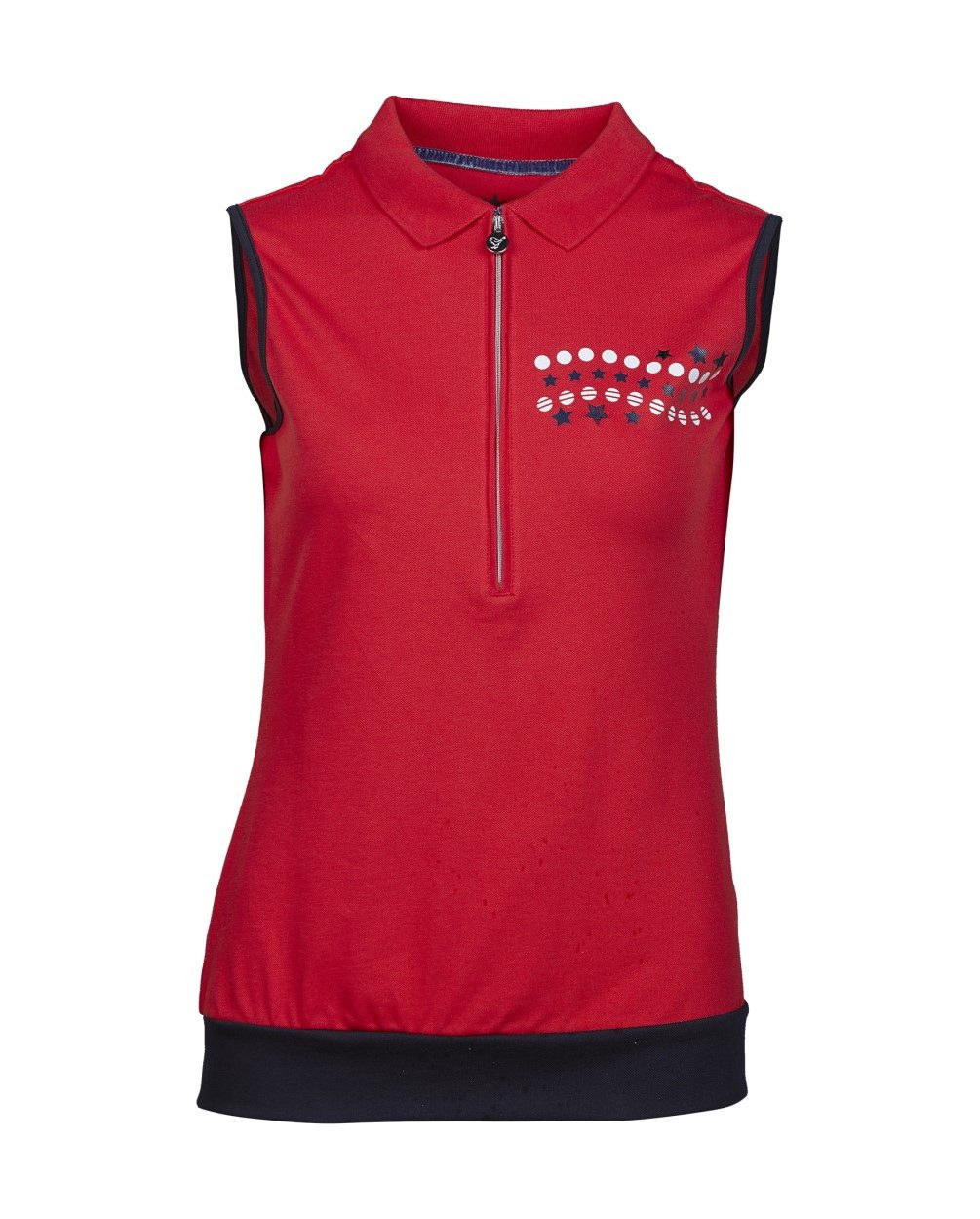 girls golf Poloshirt Girls Golf Polo The Red One Sleeveless Rot Damen S