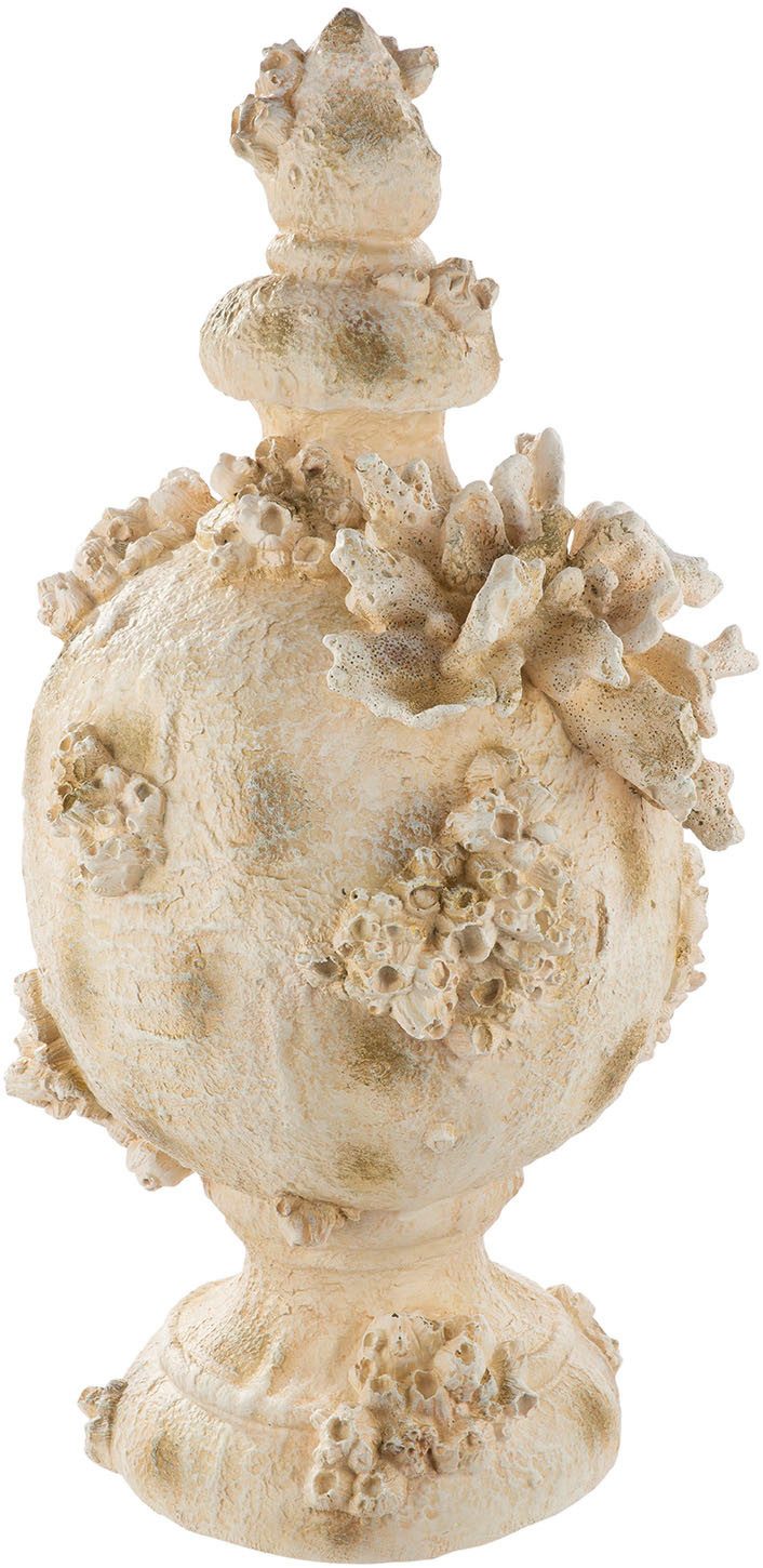 GILDE Dekoobjekt Dekoobjekt Amphora Seychelles weiß H. 49,5 cm (1 St)