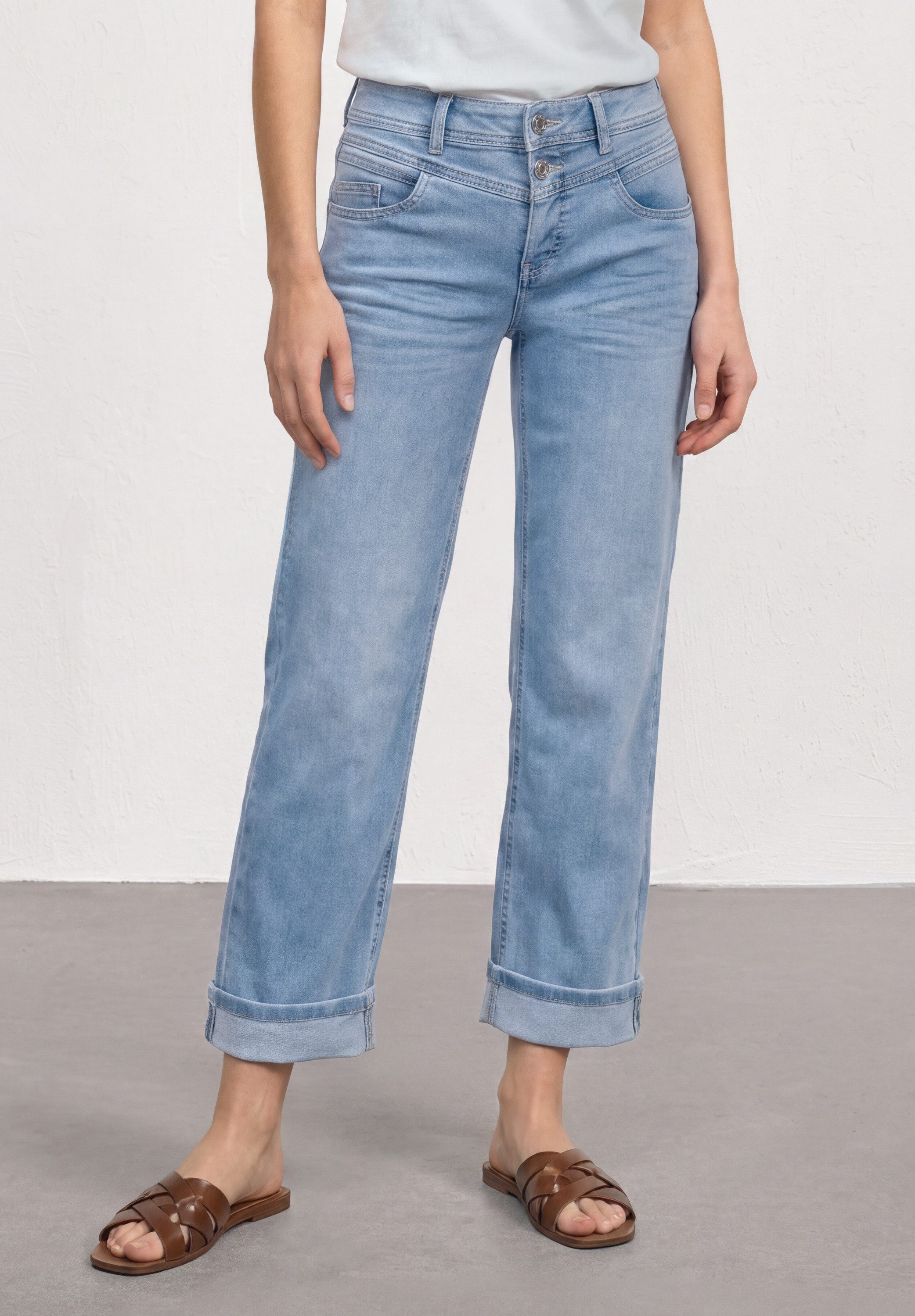 STREET ONE Comfort-fit-Jeans Middle Waist – Bild 2 von 5