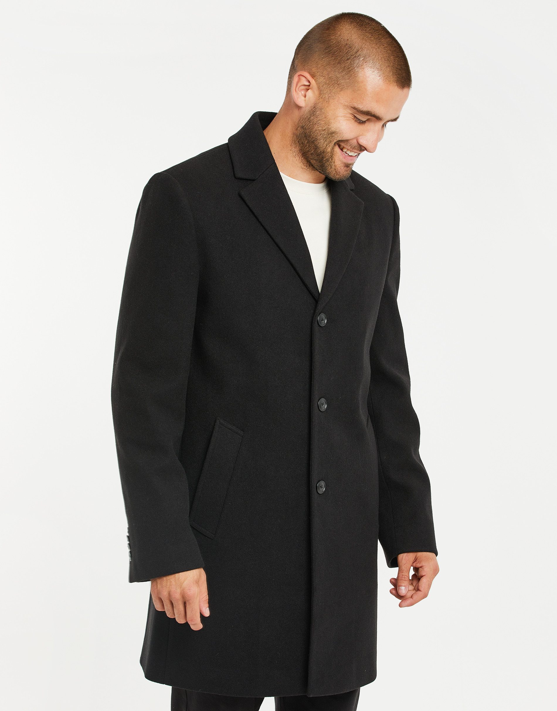 Threadbare Wintermantel im klassischen Design