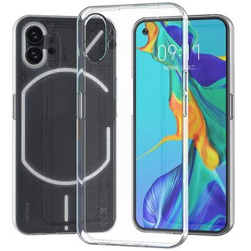 CoolGadget Handyhülle Transparent Ultra Slim Case für Nothing Phone 1 6,55 Zoll, Silikon Hülle Dünne Schutzhülle für Nothing Phone (1) Hülle