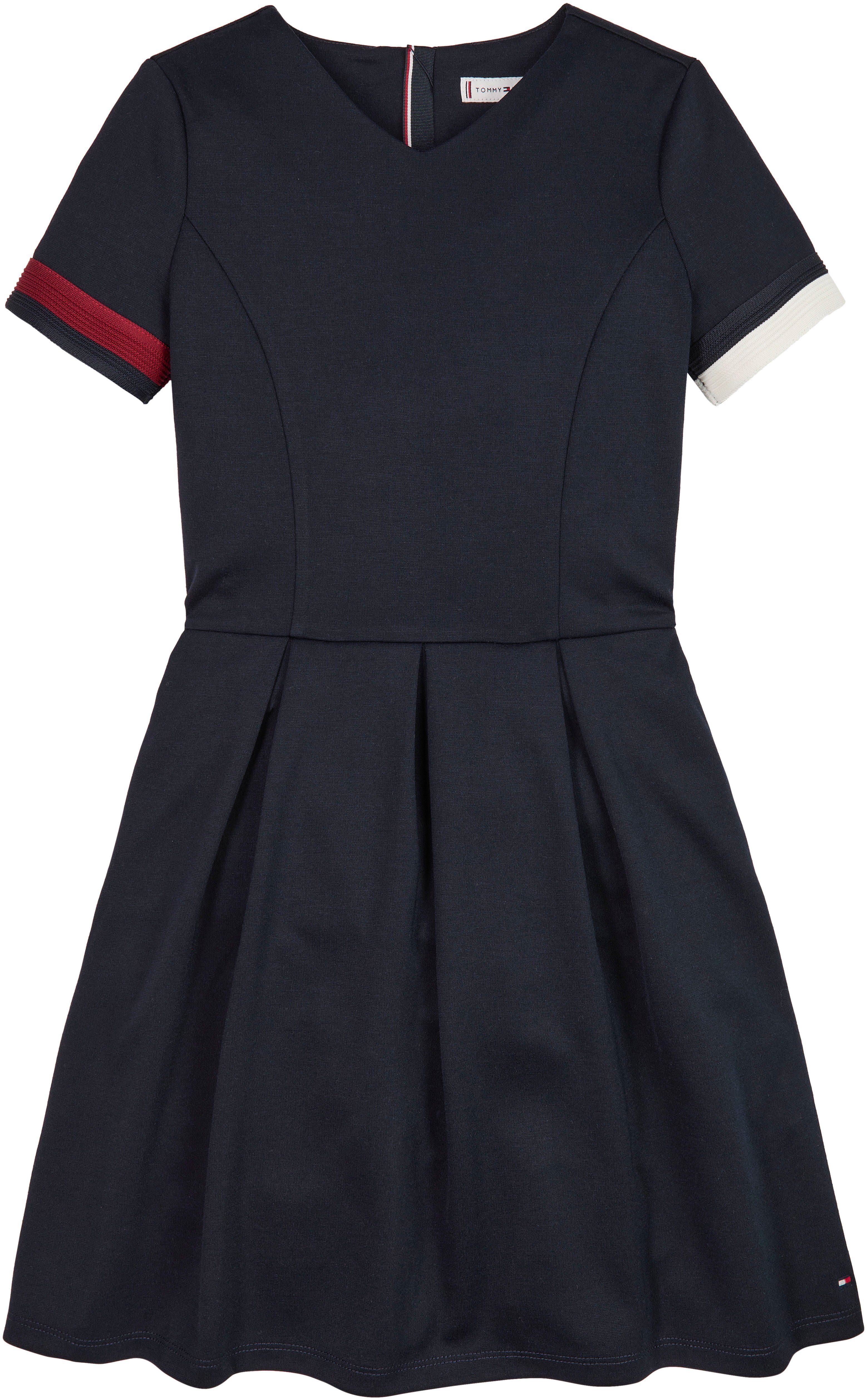 STRIPE GLOBAL PUNTO Junior Hilfiger Blusenkleid Kids Mädchen Tommy MiniMe,für Kinder dunkelblau DRESS