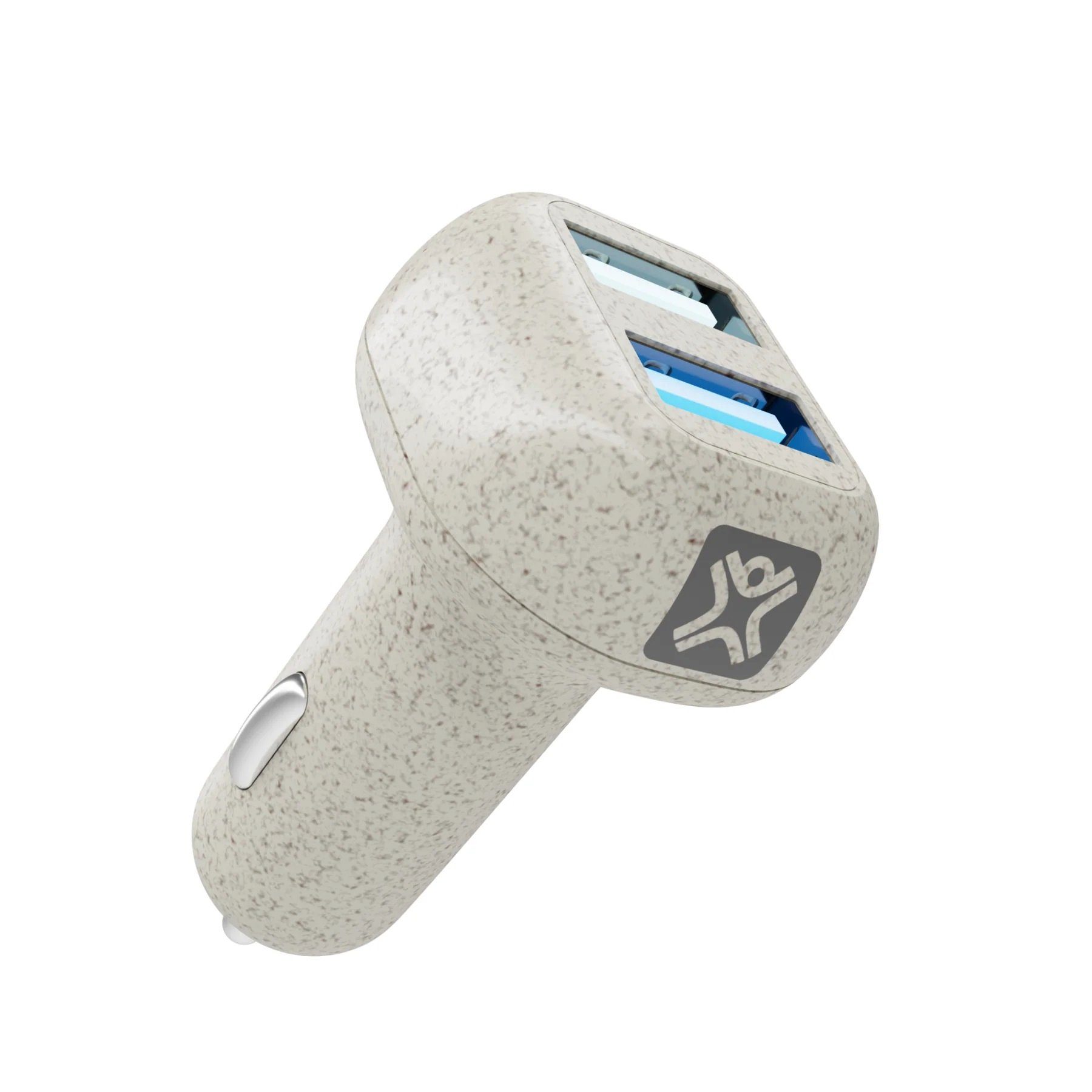 XtremeMac Zigarettenanzünder-Verteiler XGR-2CQC-03 30W Doppel-USB-C-Autoladegerät aus erneuerb. Materialien