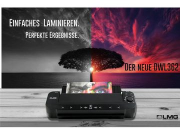 LMG Germany Laminiergerät Premium Laminiergerät für Dokumente bis A3 - Schneller Laminator mit extrem kurzer Aufwärmzeit von 1-2 Minuten, Schnell und modern bis 2x 150 MIC - auch Kaltlaminieren