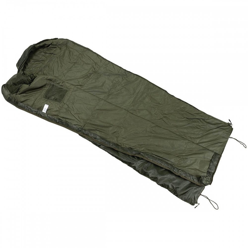 SNUGPAK Mumienschlafsack Oliv Schlafsack mit integriertem Moskitonetz (integriertes Moskitonetz mit RV im Kopfbereich)