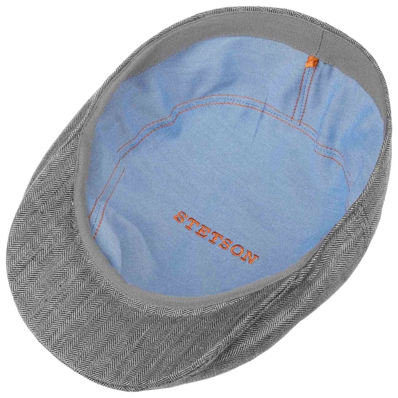Stetson Flat EU Made Cap mit Flatcap in the Schirm, (1-St) grau