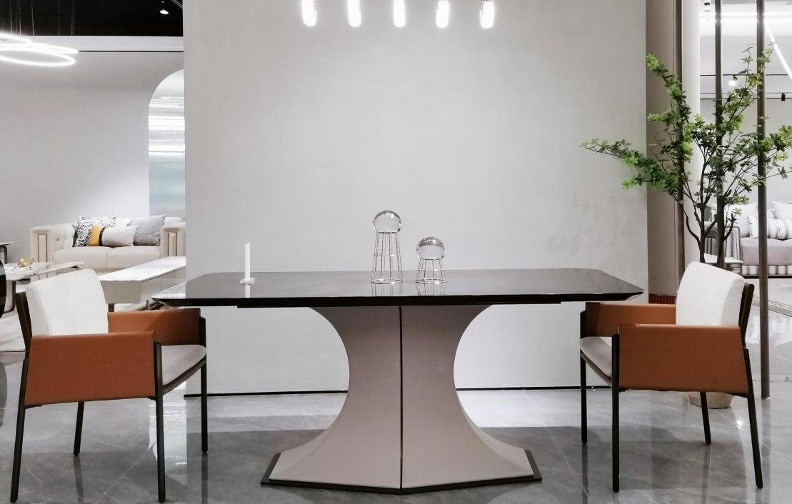JVmoebel Esstisch Esstisch aus Naturholz stilvoller Esstisch weißer Tisch im modernen (1-St., 1x nur Esstisch ohne Sessel), Made in Europa
