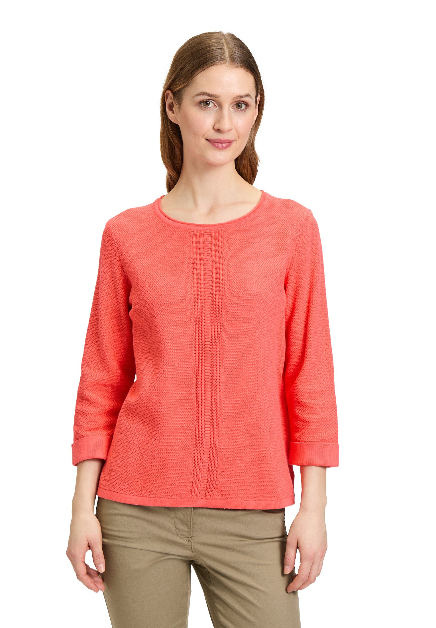 Strickpullover Betty Barclay Damen Feinstrickpullover mit Strickdetails