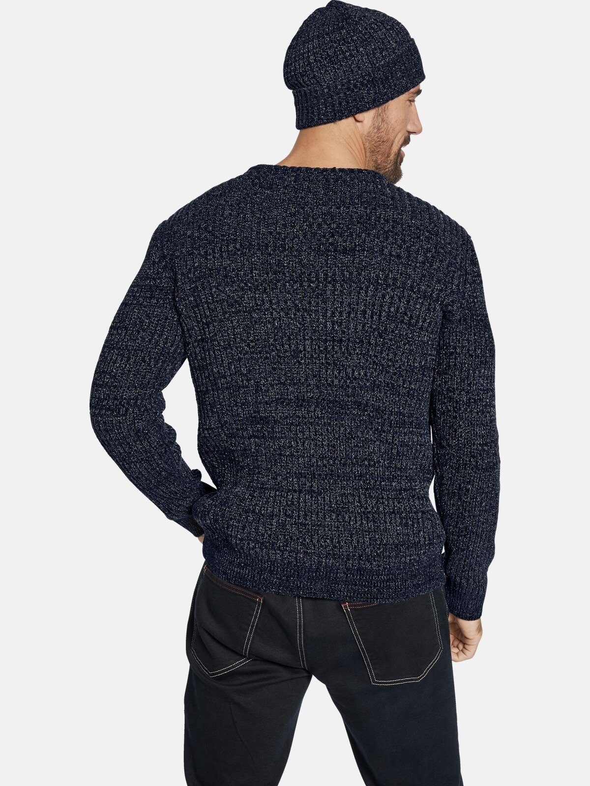 Jan Vanderstorm Strickpullover RONAI im Beanie-Style günstig online kaufen
